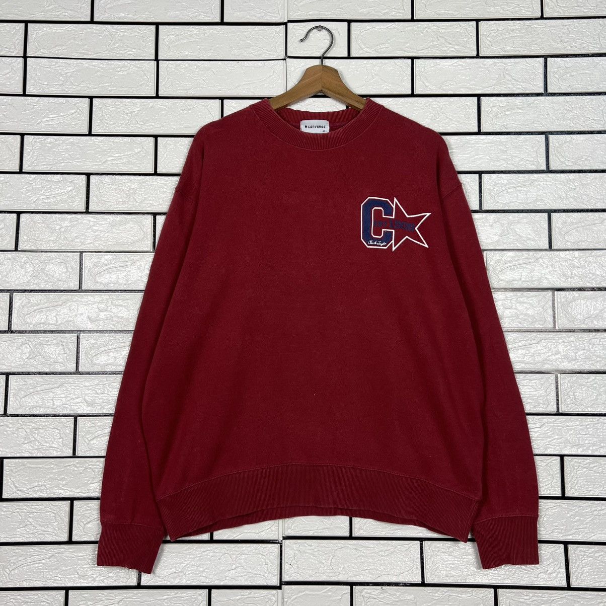 Converse CONVERSE Big Logo Crewneck Sweatshirt #3991-C182 Size US XL / EU 56 / 4 - 4 Thumbnail