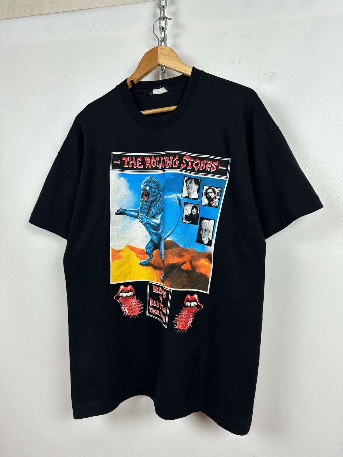 Band Tees 1997/98 Vintage The Rolling Stones Bridges To Babylon Shirt Size US XL / EU 56 / 4 - 3 Thumbnail