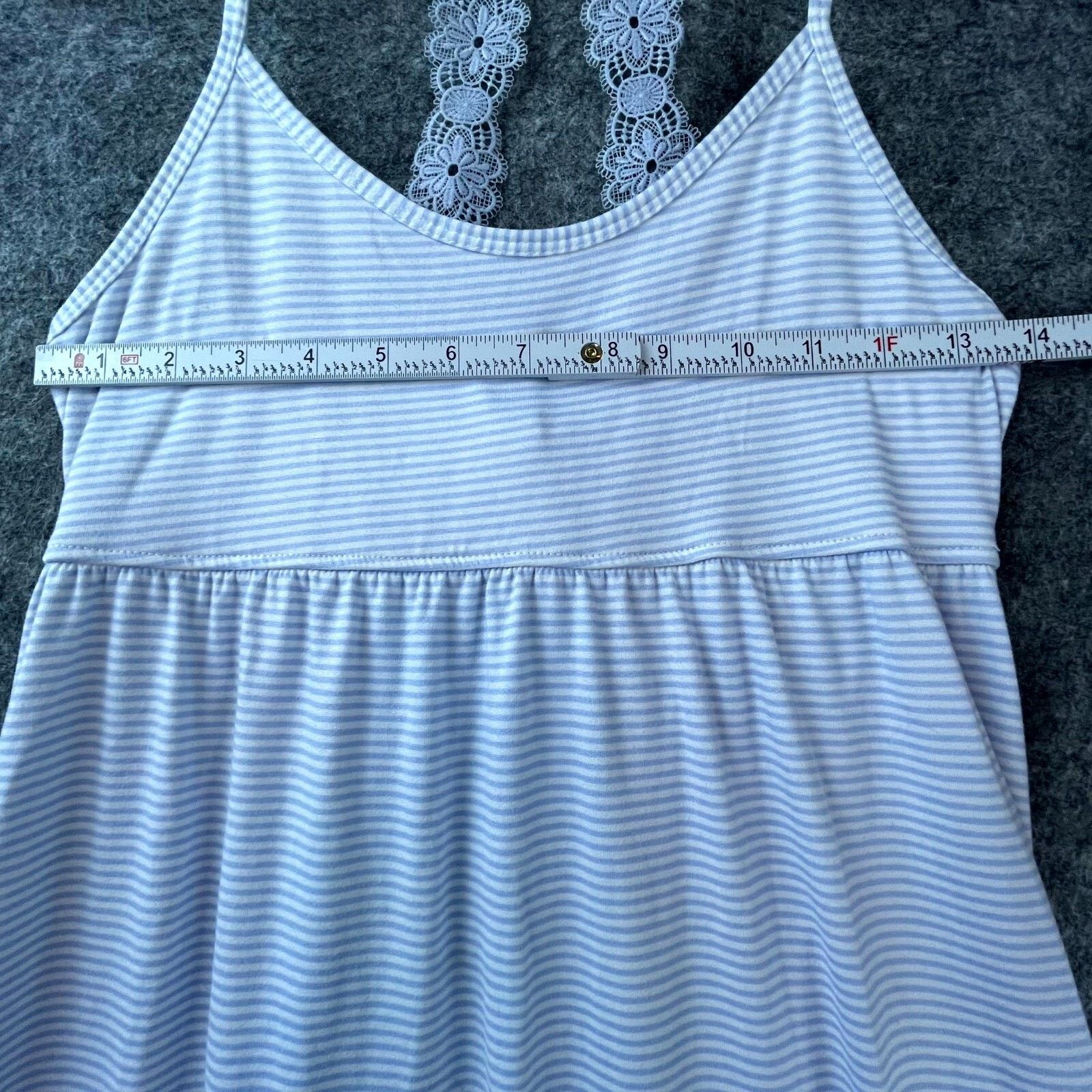Laura Ashley Laura Ashley Dress Med Babydoll Lace Soft Feminine Chemise Size M / US 6-8 / IT 42-44 - 4 Thumbnail