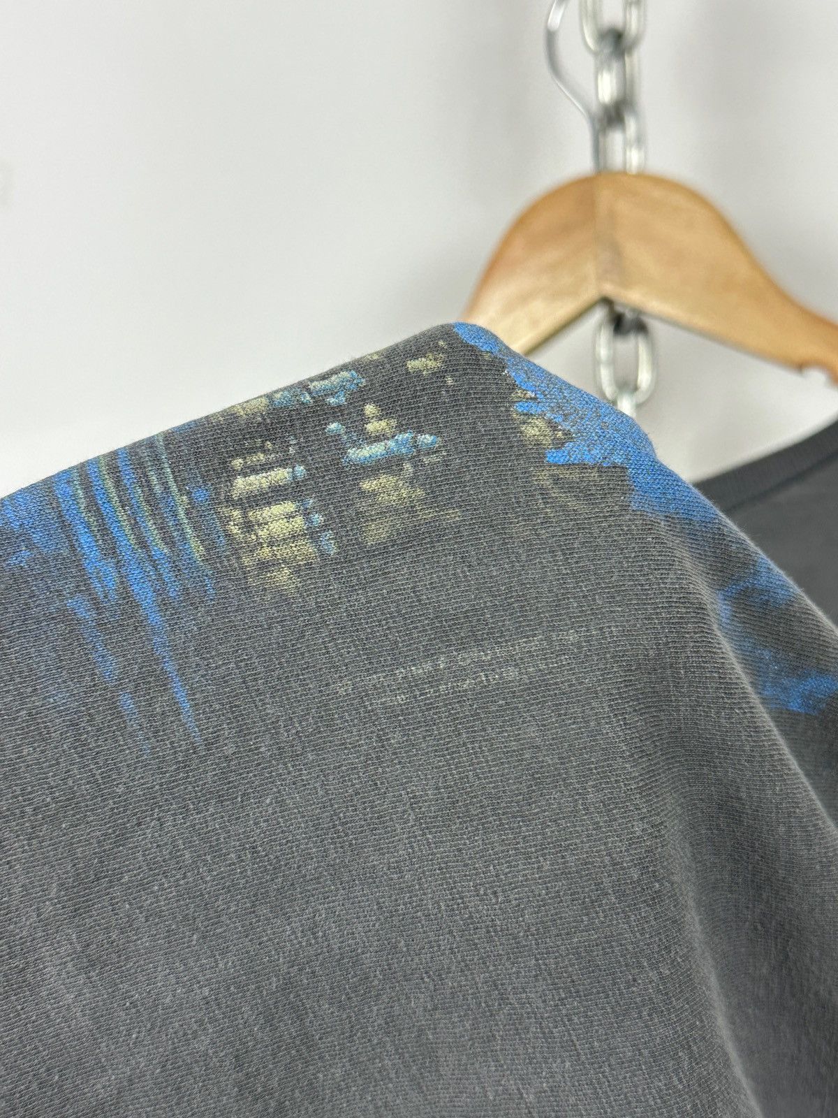 Band Tees 90s Vintage Pink Floyd Wish You Were Here Faded Band T-Shirt Size US XL / EU 56 / 4 - 12 Thumbnail