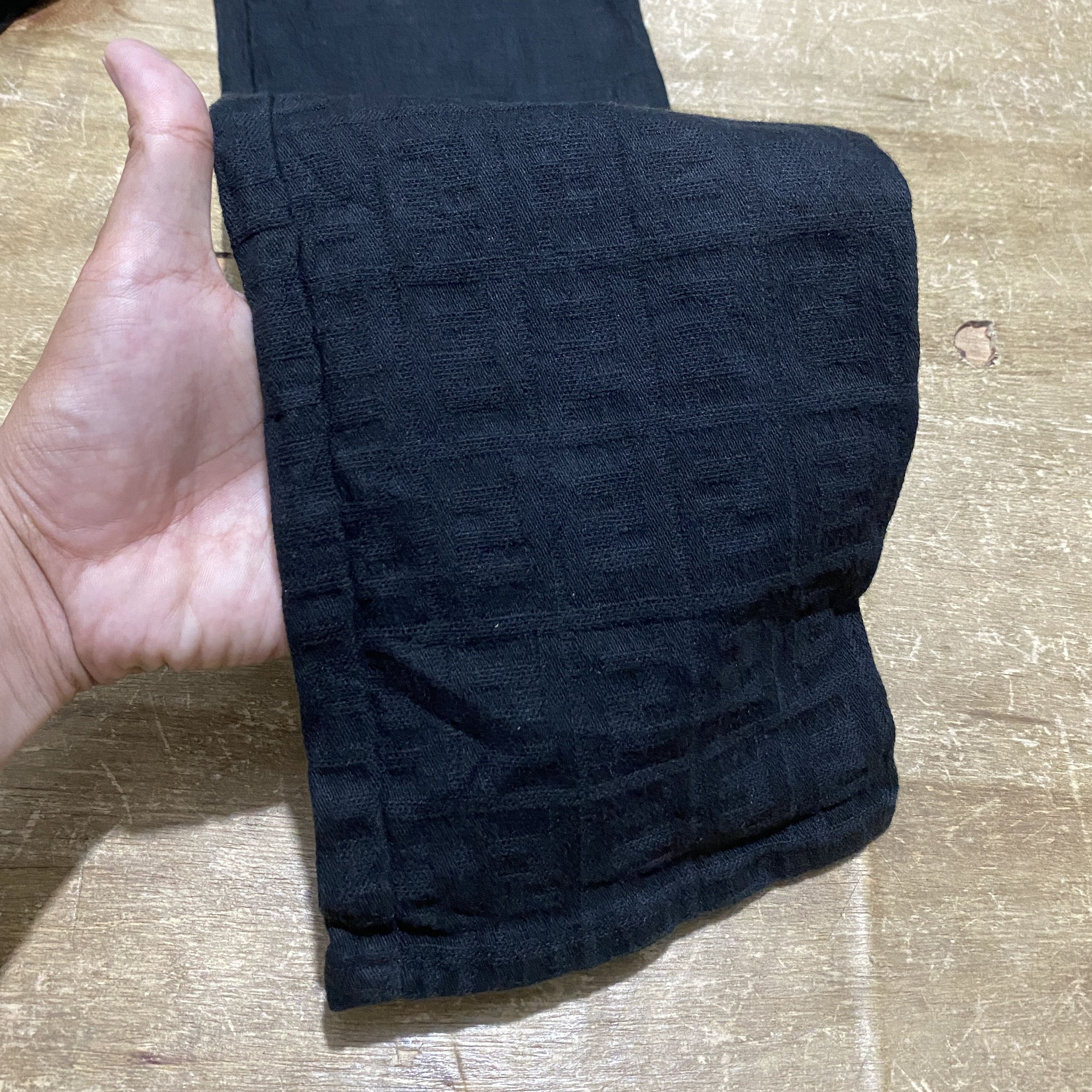Fendi Vtg Fendi monogram black long pants Size 27" / US 4 / IT 40 - 3 Thumbnail