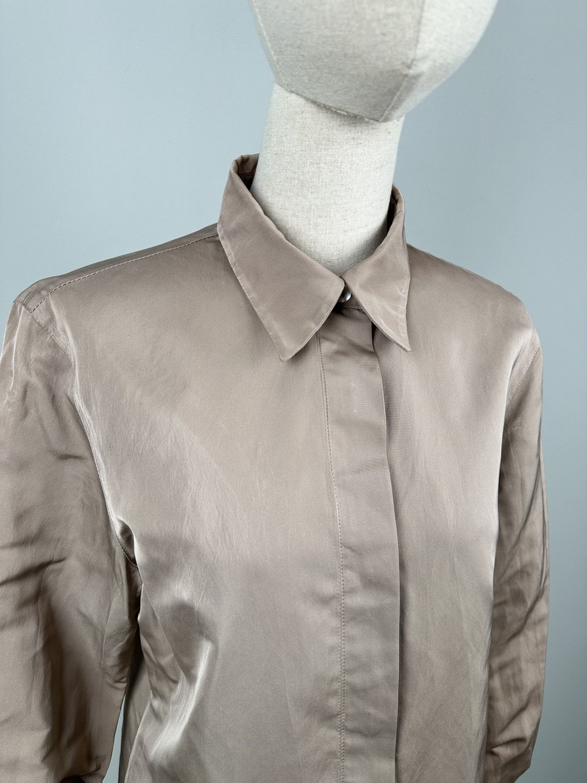 Max Mara Vintage Max Mara Designer Shirt Button Up Womens Size M / US 6-8 / IT 42-44 - 3 Thumbnail