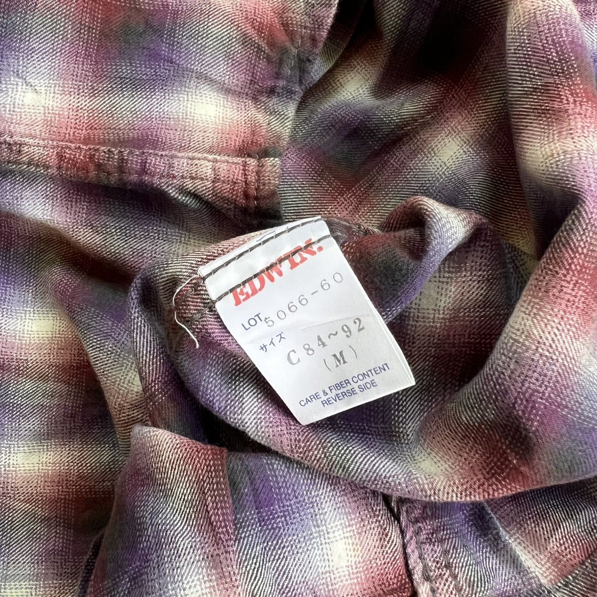 Edwin 1990’s Edwin Western Plaid Snap Button Shirt Size US M / EU 48-50 / 2 - 6 Thumbnail