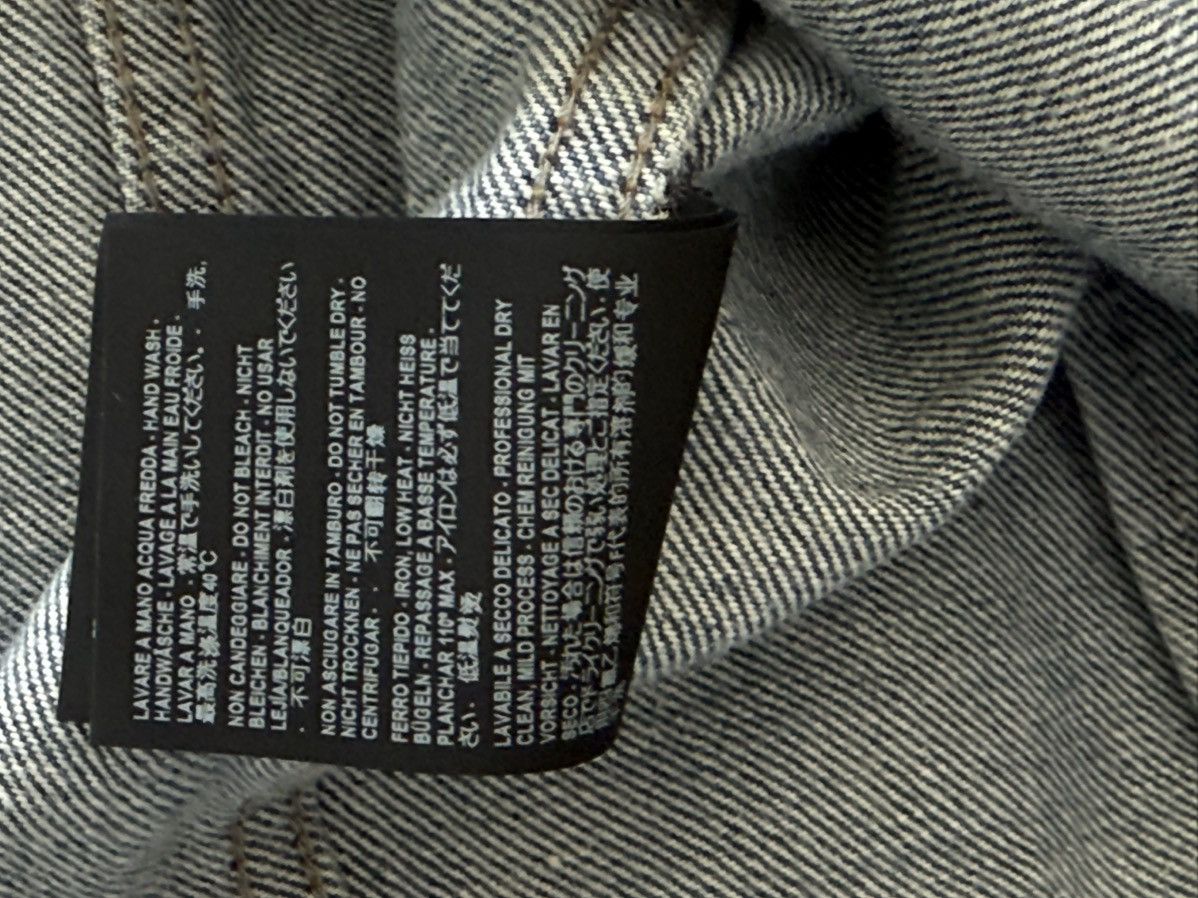 Balenciaga Balenciaga Graffiti Denim Jacket Paris 75007 Size 52 Size US L / EU 52-54 / 3 - 10 Thumbnail