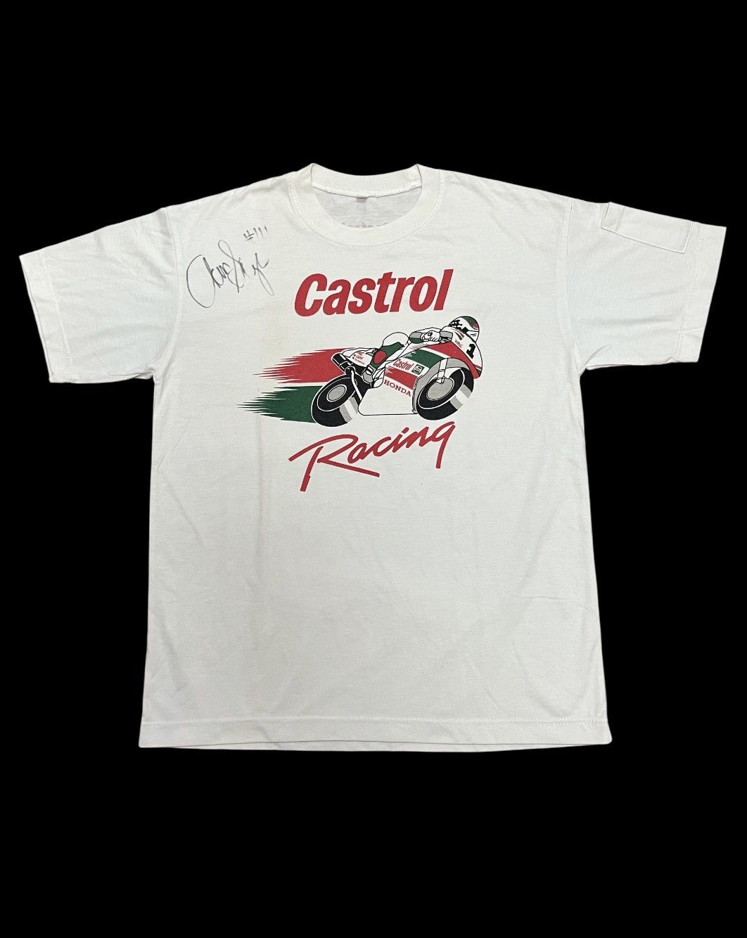 Vintage Castrol Honda Racing MotoGP Design Tshirt x Vintage Size US M / EU 48-50 / 2 - 1 Thumbnail