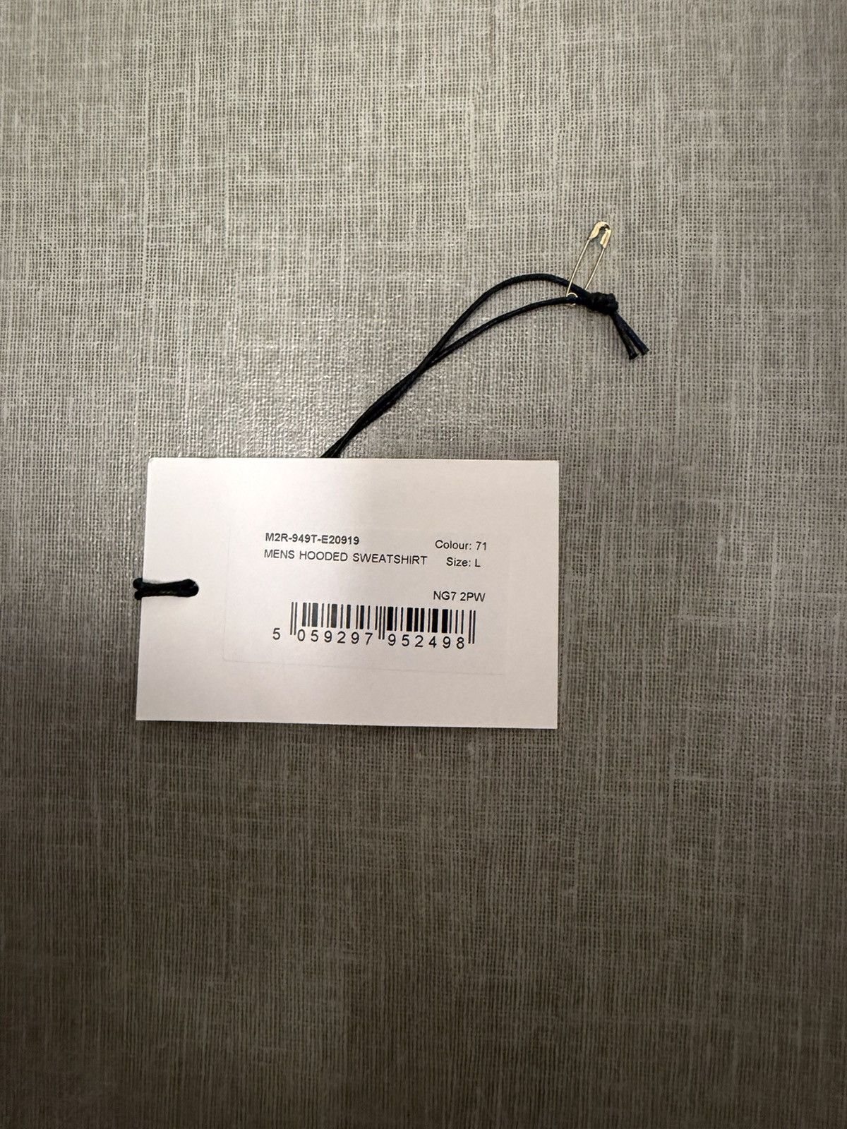 Paul Smith Peal Grey Script Hoodie Size US L / EU 52-54 / 3 - 6 Thumbnail