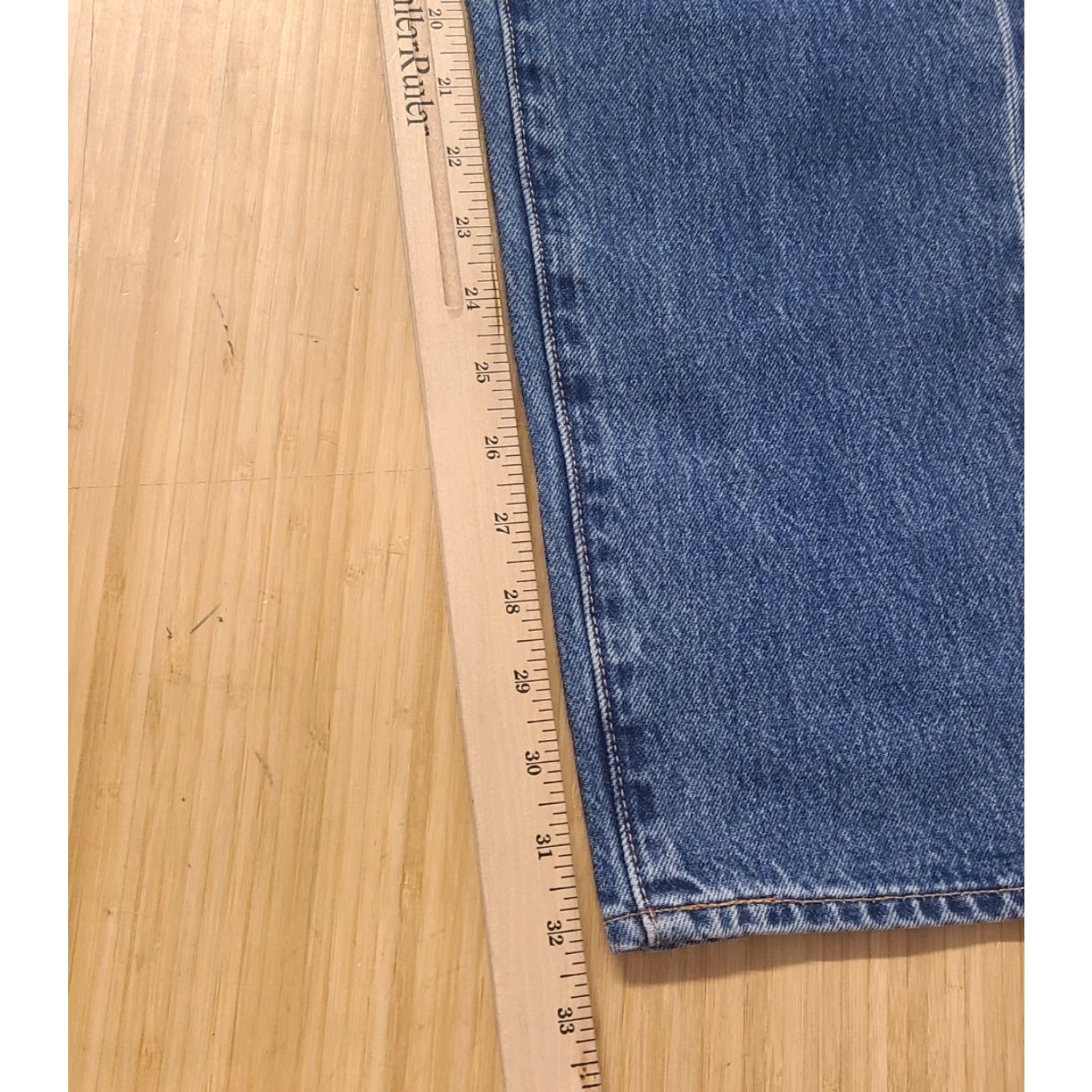 Levi's LEVI'S 505 Denim Jeans Stranger Things Straight Mens 31x32 Blue Regular Size US 31 - 7 Thumbnail