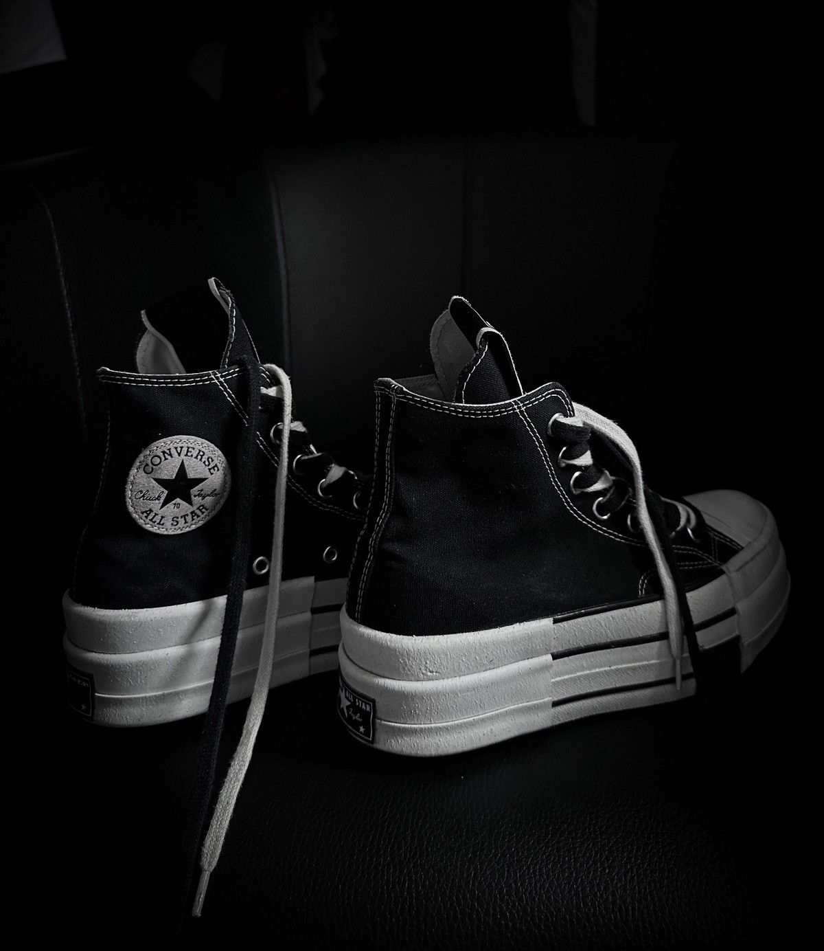 Rick Owens Drkshdw Converse x DRKSHDW DBL DRKSTAR Size US 9 / IT 39 - 2 Thumbnail