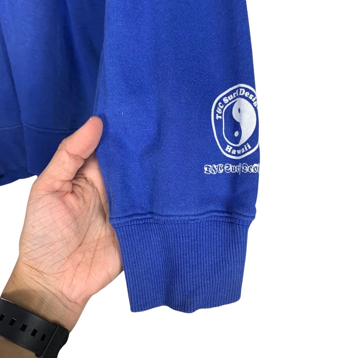 Japanese Brand T&C SURF DESIGNS Hawaii Taichi Big Logo Sweatshirt #1922-C83 Size US M / EU 48-50 / 2 - 10 Thumbnail