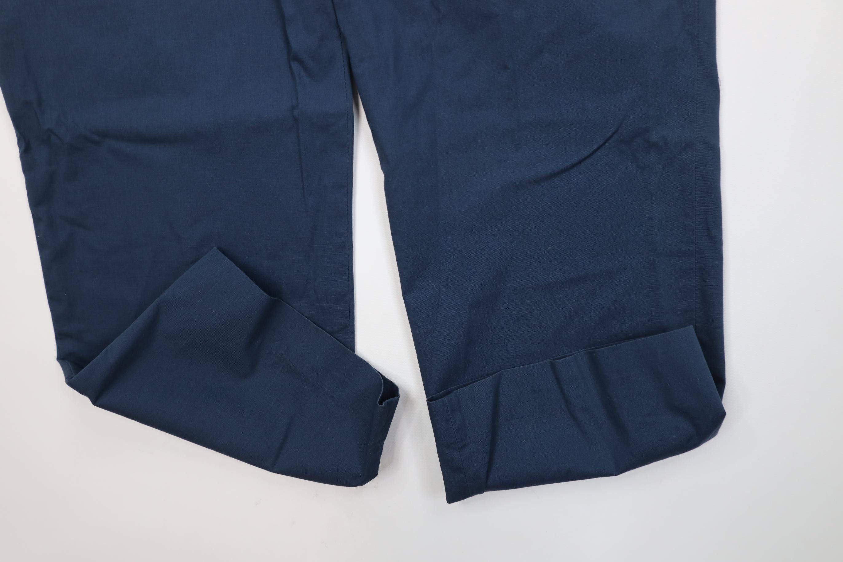 Vintage Vintage 90s Streetwear Wide Leg Chino Pants Trousers Blue Size US 40 / EU 56 - 5 Thumbnail