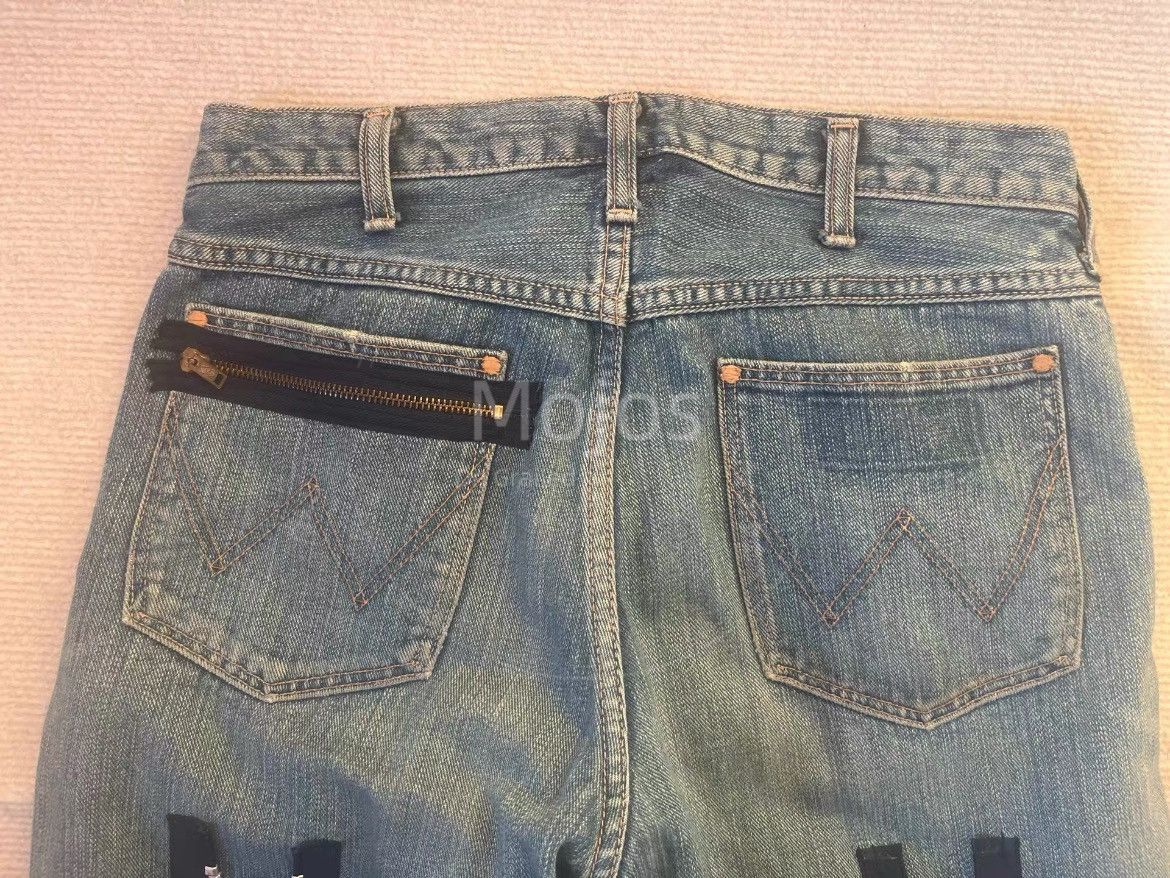 Number (N)ine Number Nine x Wrangler 02AW Multi Zipper Denim-2508 Size US 30 / EU 46 - 4 Thumbnail