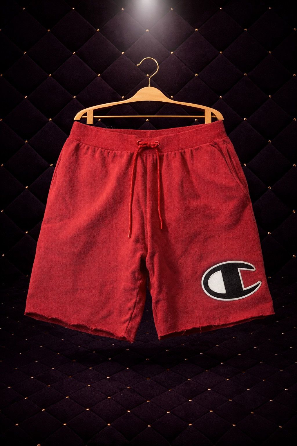 Champion CHAMPION BIG C LOGO FLEECE SWEAT SHORTS Size US 32 / EU 48 - 1 Preview