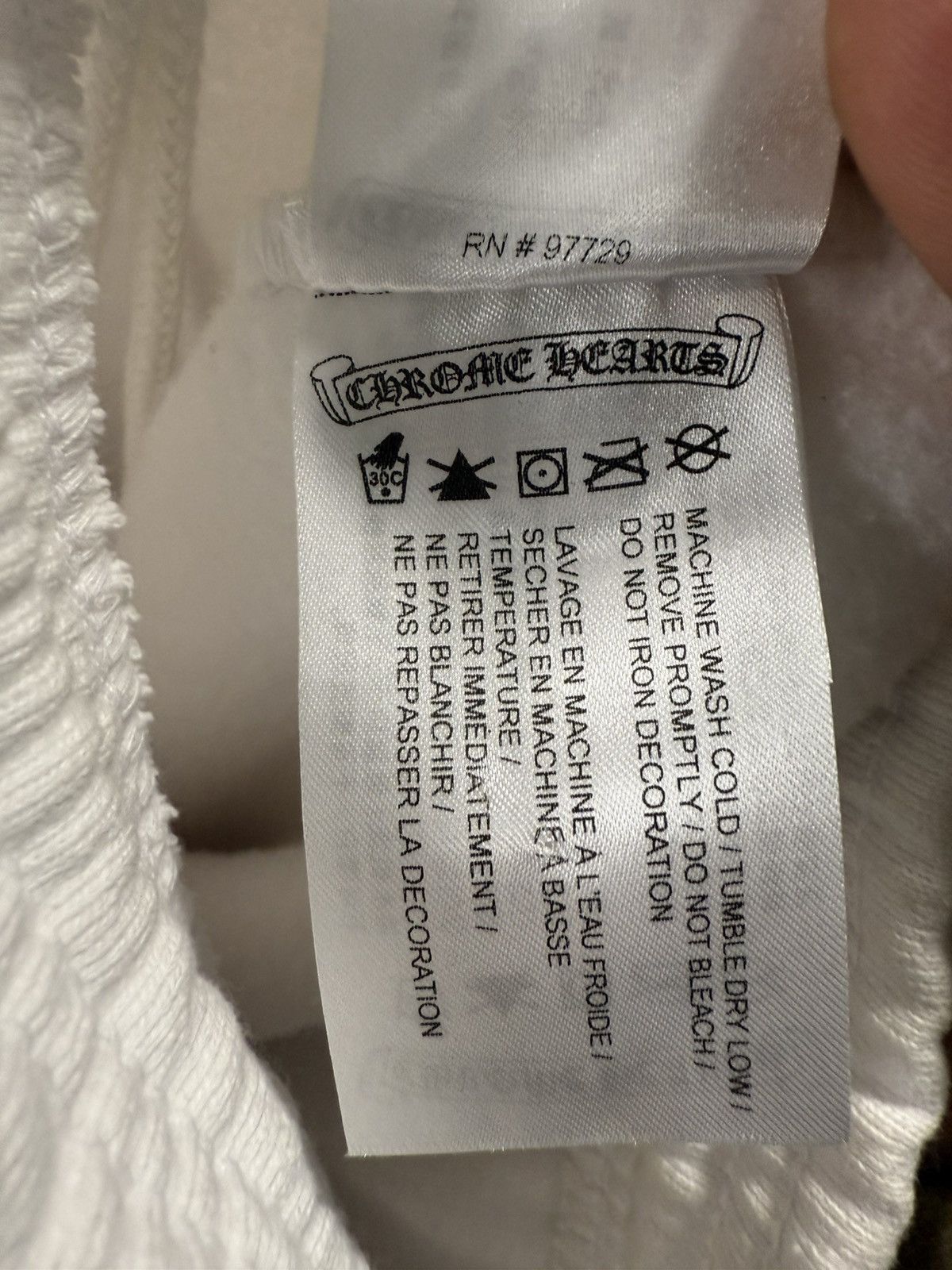 Chrome Hearts Chrome Hearts White Deadly Doll Sweatpants Size US 36 / EU 52 - 4 Thumbnail