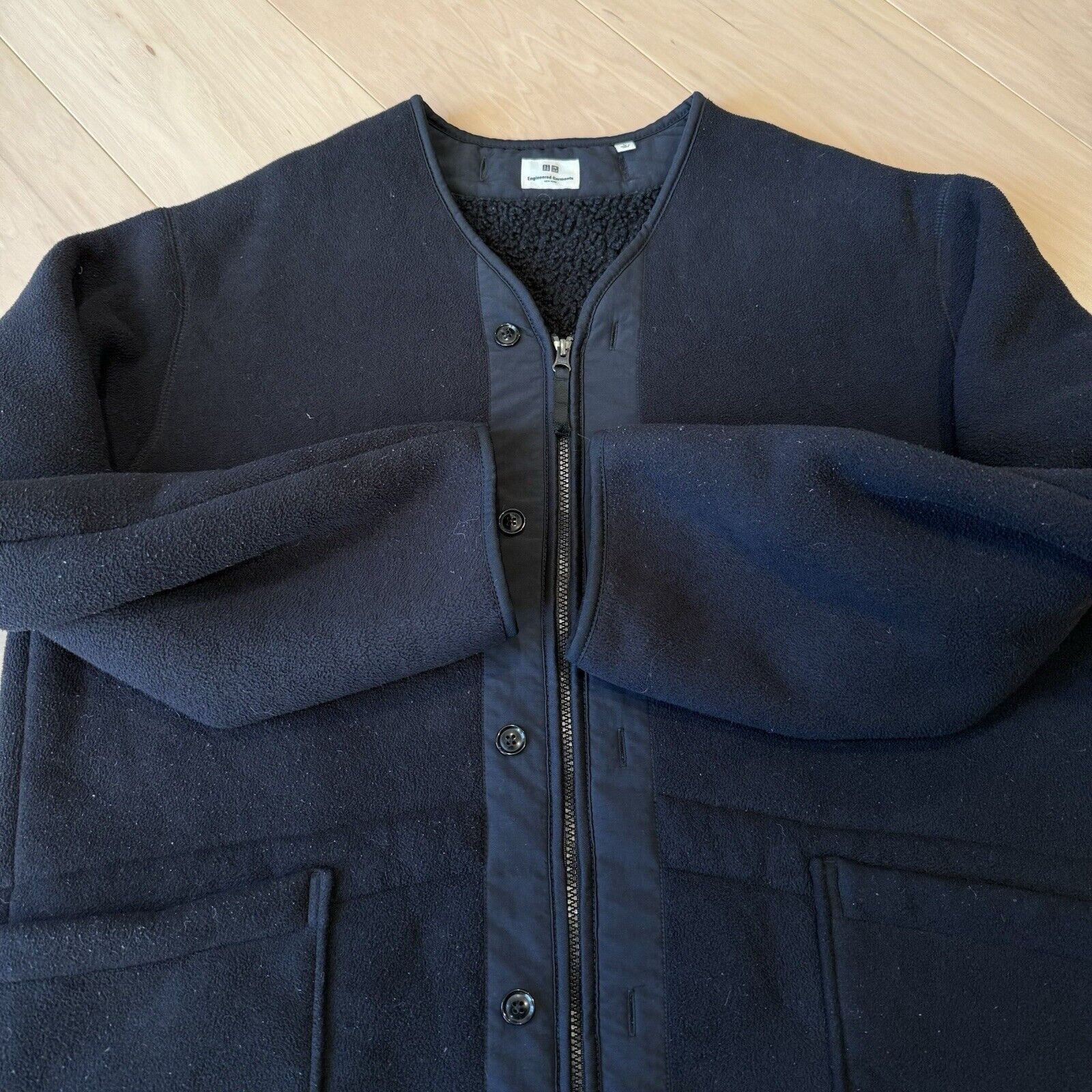 Uniqlo Uniqlo Engineered Garments Jacket L Black Full Zip Outerwear Size US L / EU 52-54 / 3 - 4 Thumbnail