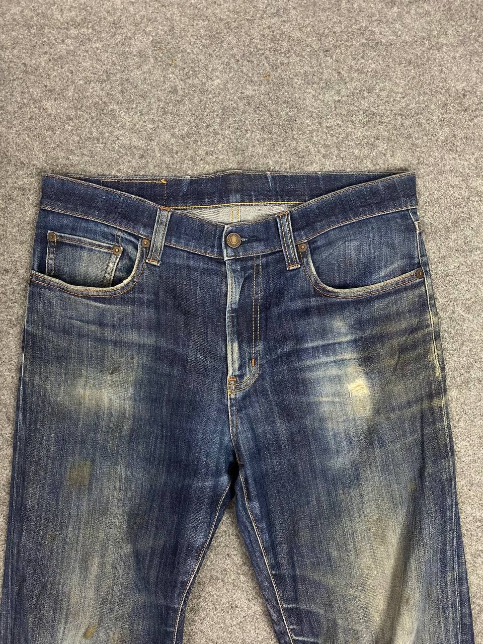 Japanese Brand united palette japanese brands distressed denim Size US 35 - 8 Thumbnail