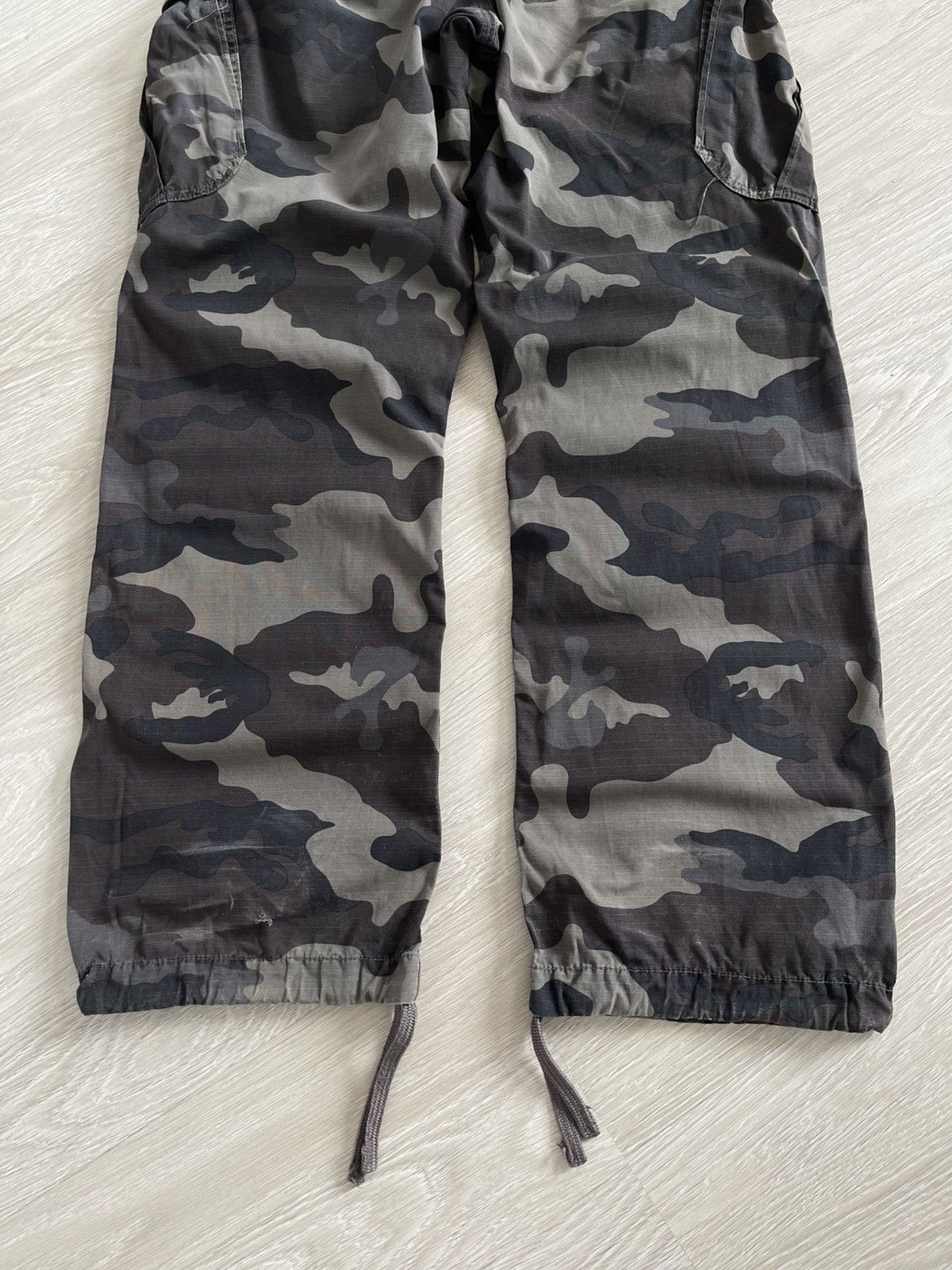 G-Star G Star Raw Military Camo Baggy Distressed Cargo Pants Size US 30 / EU 46 - 12 Thumbnail