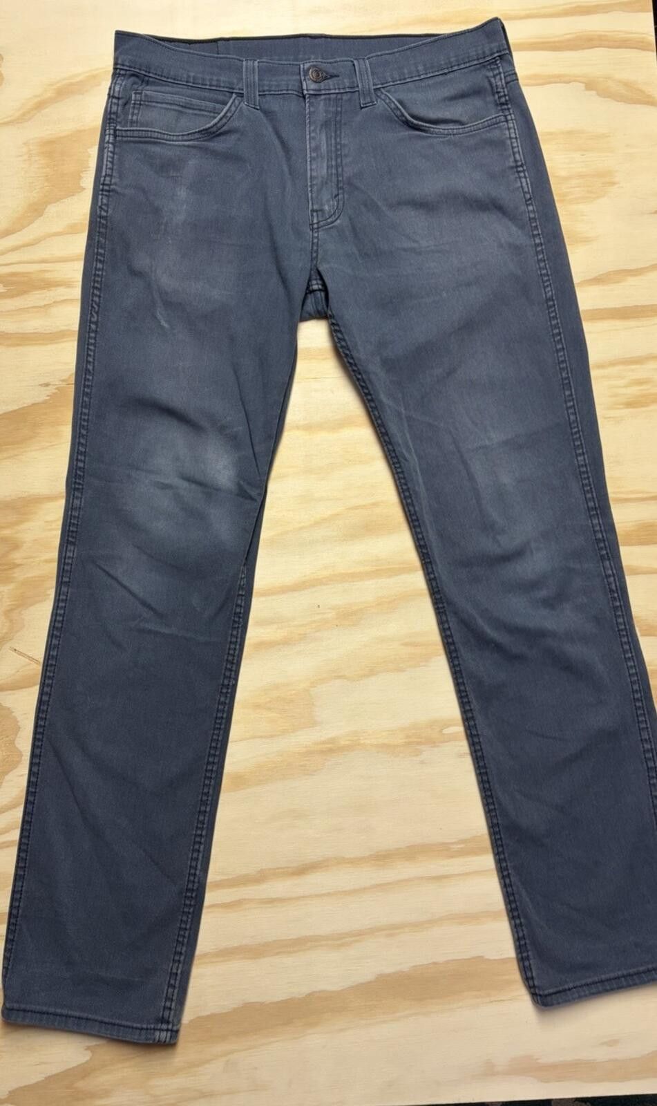 Levi's Levi 511 Mens 33x32 Vintage 90s Stretch Blue Jeans Black Tab Size US 33 - 2 Thumbnail
