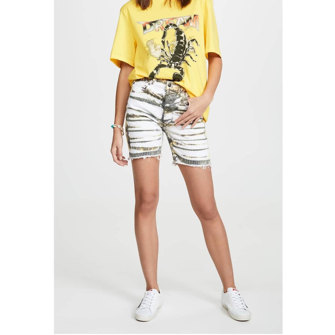 Agolde × Urban Outfitters New AGOLDE Rumi Cutoff Bermuda ShortS $168 SIZE 26 Glide Size 26" / US 2 / IT 38 - 3 Thumbnail