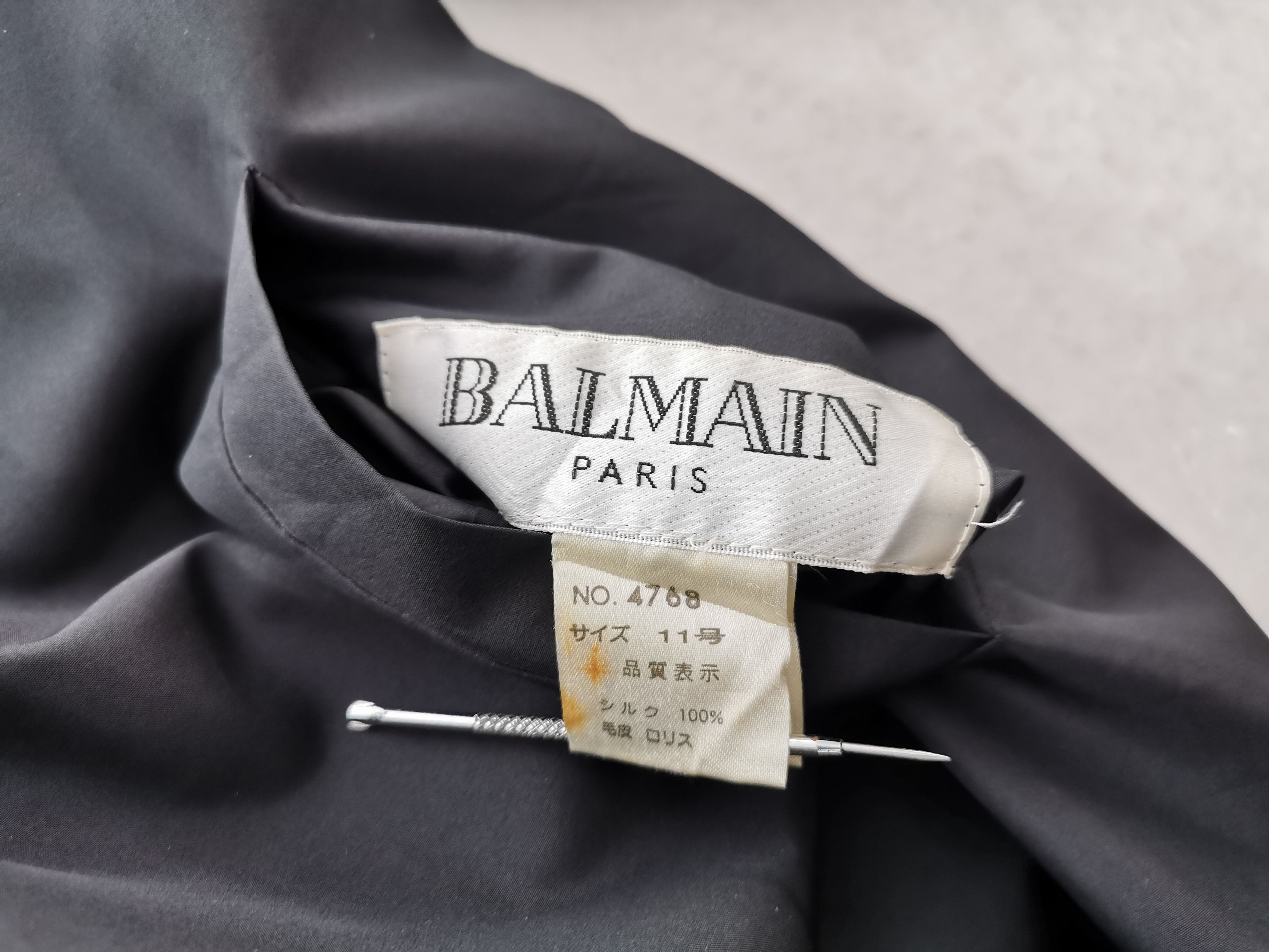 Balmain Vintage 90's Balmain Reversible Coat Size M Size US M / EU 48-50 / 2 - 7 Thumbnail