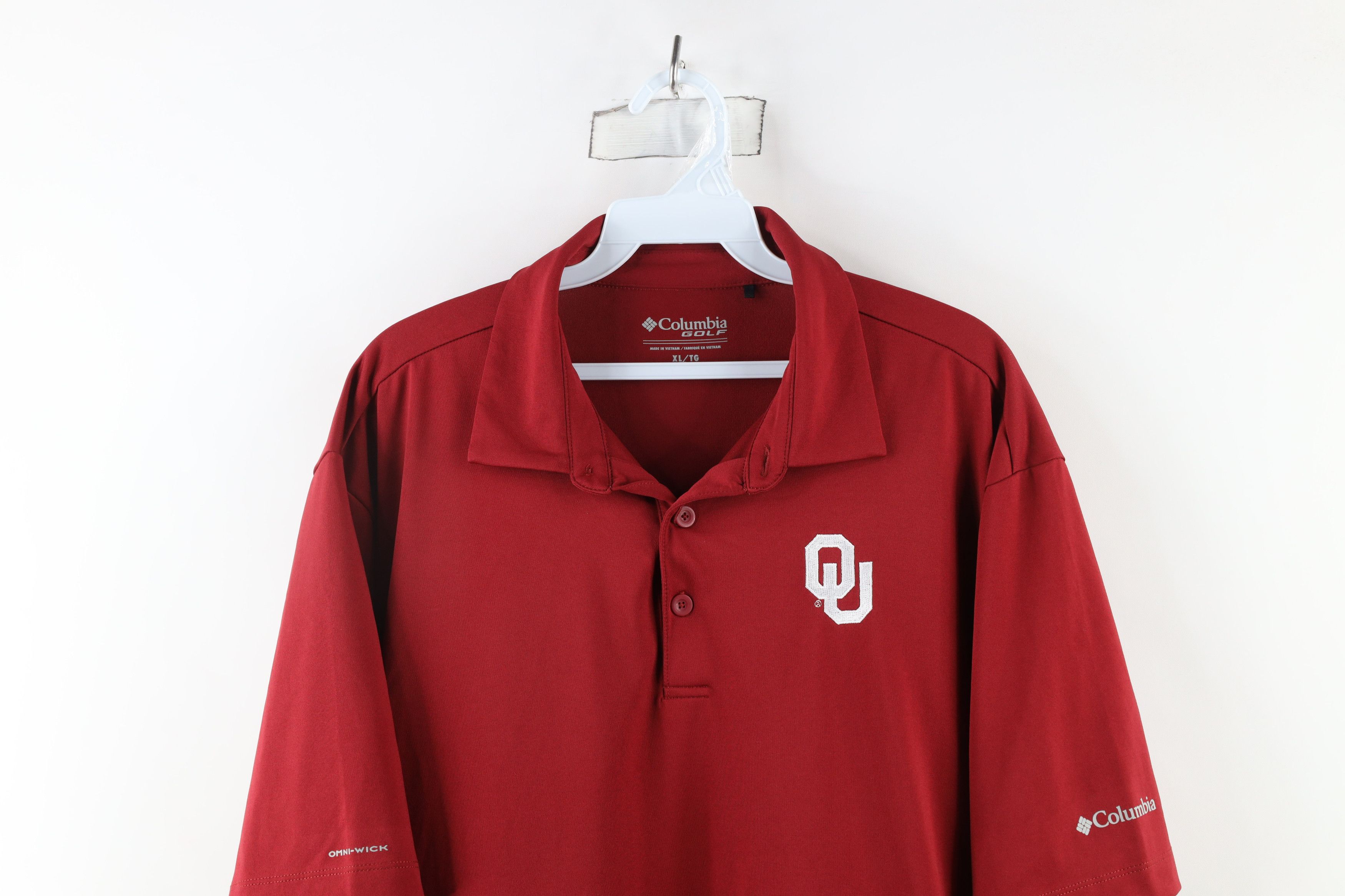 Columbia × Vintage Columbia Golf University Short Sleeve Collared Polo Shirt Size US XL / EU 56 / 4 - 2 Thumbnail