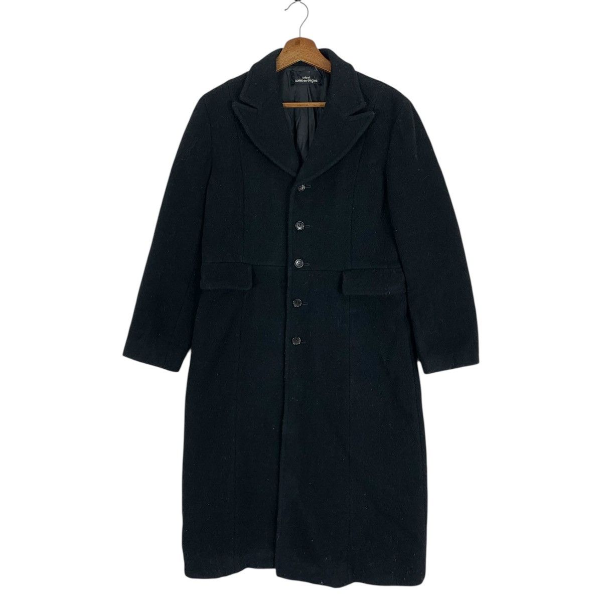 Wool Coat Cdg Tricot VINTAGE COMME DES GARCONS TRICOT WOOL OVERCOAT
