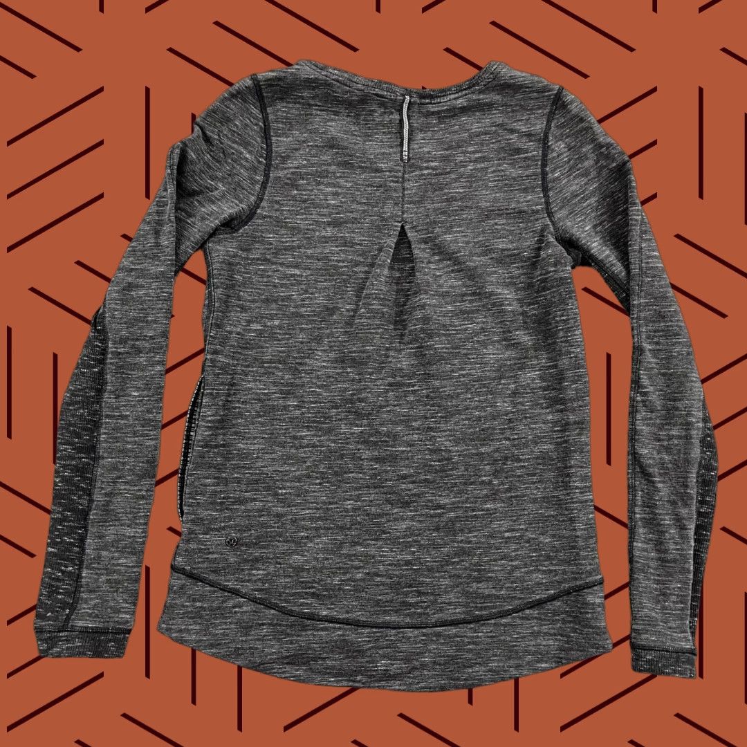 Lululemon LULULEMON Jacket Womens Size 4 Gray Exhalation II Sweatshirt Yoga Kangaroo L/S Size S / US 4 / IT 40 - 1 Thumbnail