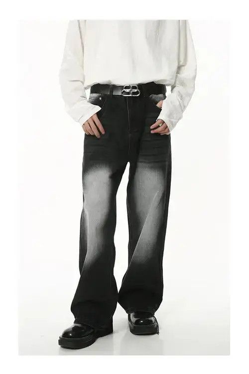 Jean × Vintage Loose wide-leg vintage distressed jeans y2k pants Size US 30 / EU 46 - 3 Thumbnail