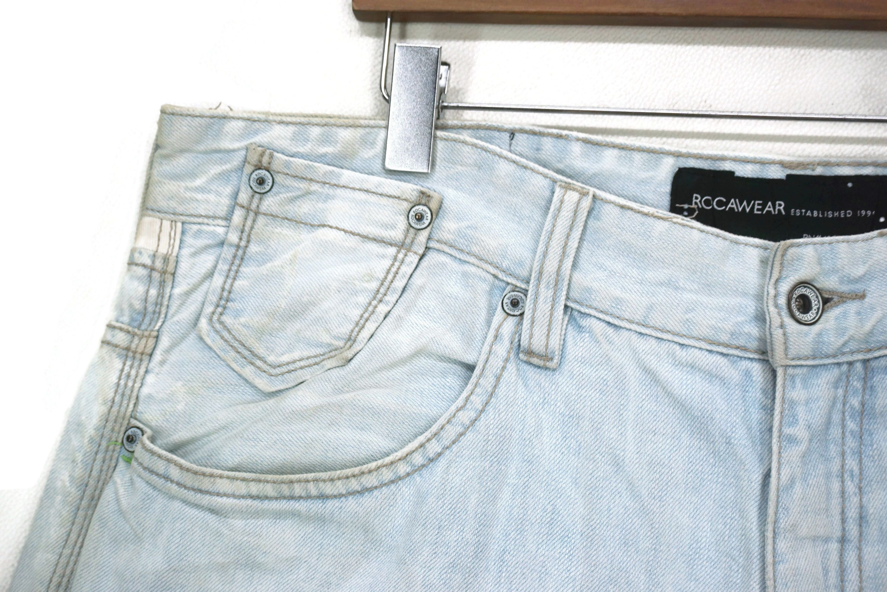 Rocawear Rocawear Jeans Size W42xL34 Baggy Hip Hop Light Wash Denim Size US 40 / EU 56 - 4 Thumbnail