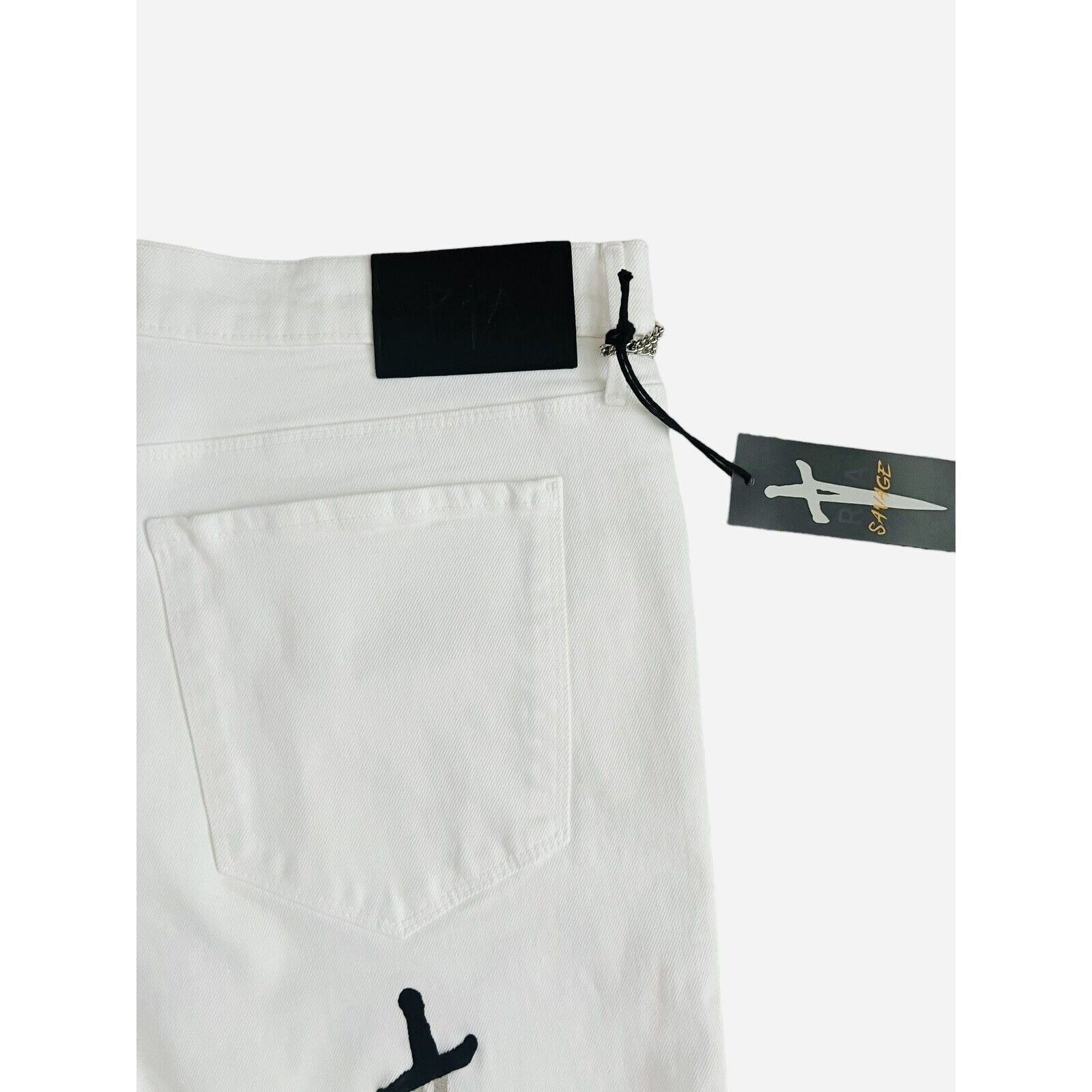 Rta RTA x Savage Mens Jeans Bryant Skinny White $425 Size 38/32 Size US 38 / EU 54 - 7 Thumbnail