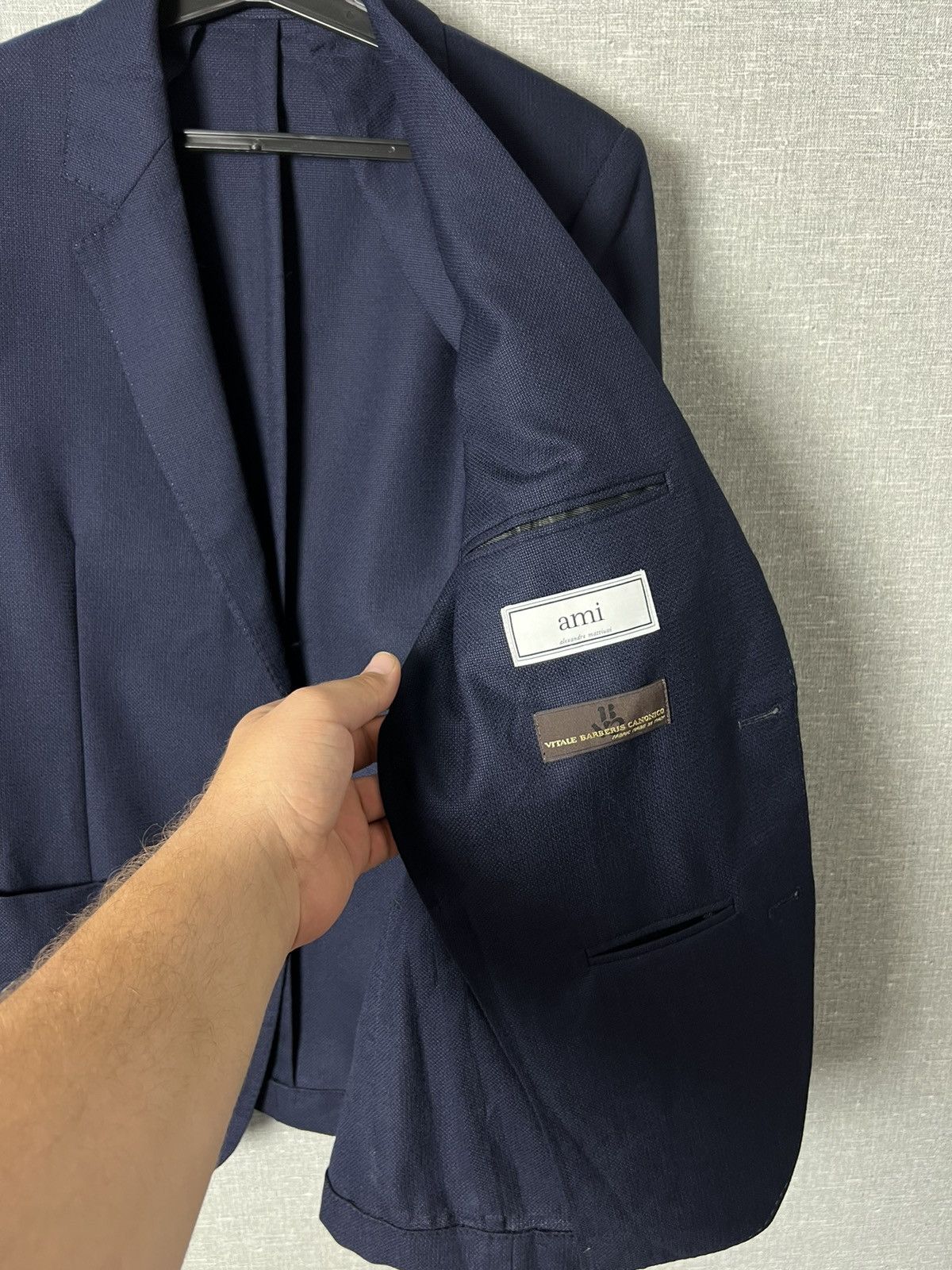 AMI AMI Alexandre Mattiussi x Vitale Barberis Canonico Blazer Size US M / EU 48-50 / 2 - 12 Thumbnail