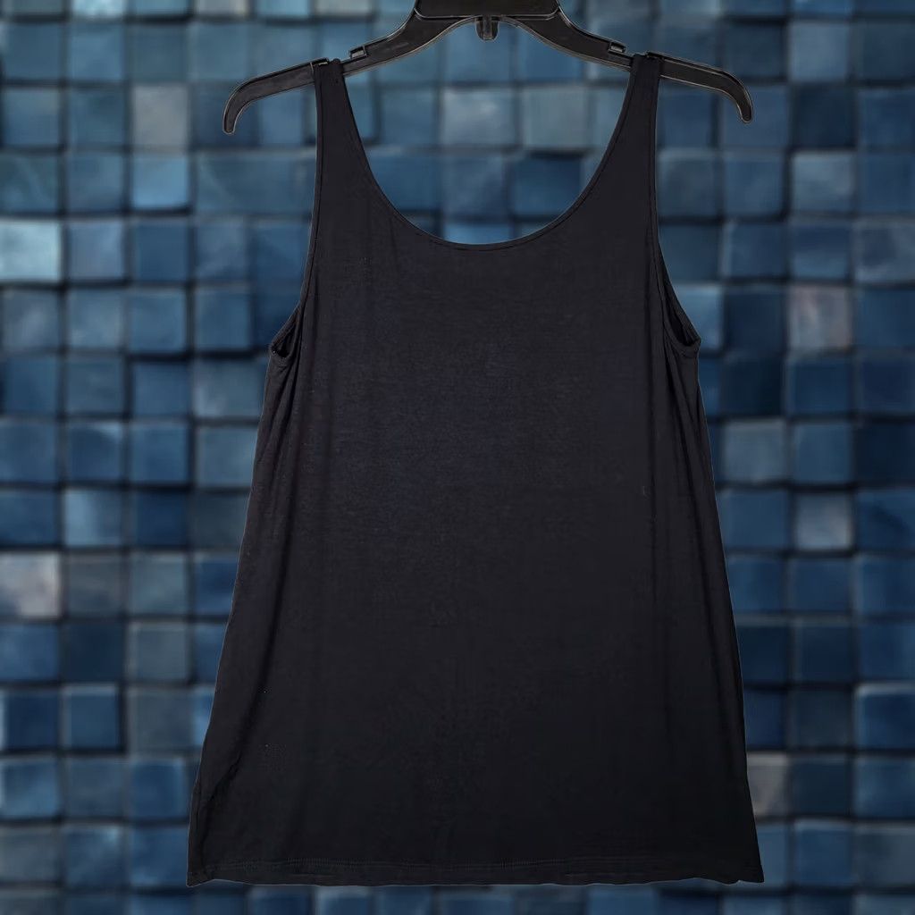 Eileen Fisher Eileen Fisher Tank Womens Black Round Neck Sleeveless Size S/P Regular Col Size S / US 4 / IT 40 - 1 Thumbnail