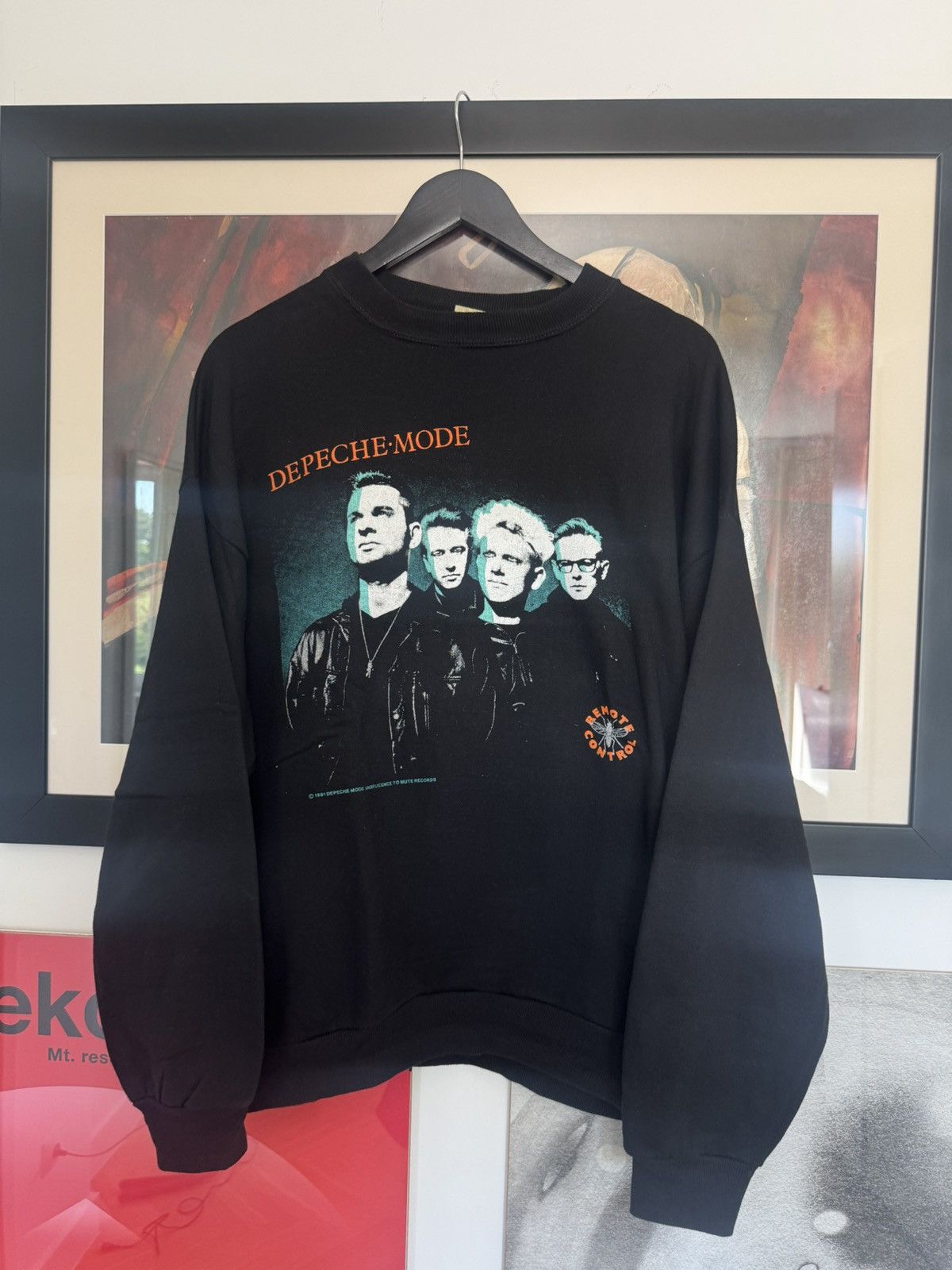 Band Tees Vintage 90s Depeche Mode Remote Control Pop Music Band Crew Size US XL / EU 56 / 4 - 1 Thumbnail