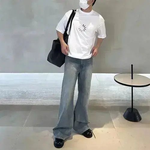 Japanese Brand Y2K Straight Baggy Vintage Blue Jean Size US 32 / EU 48 - 3 Thumbnail