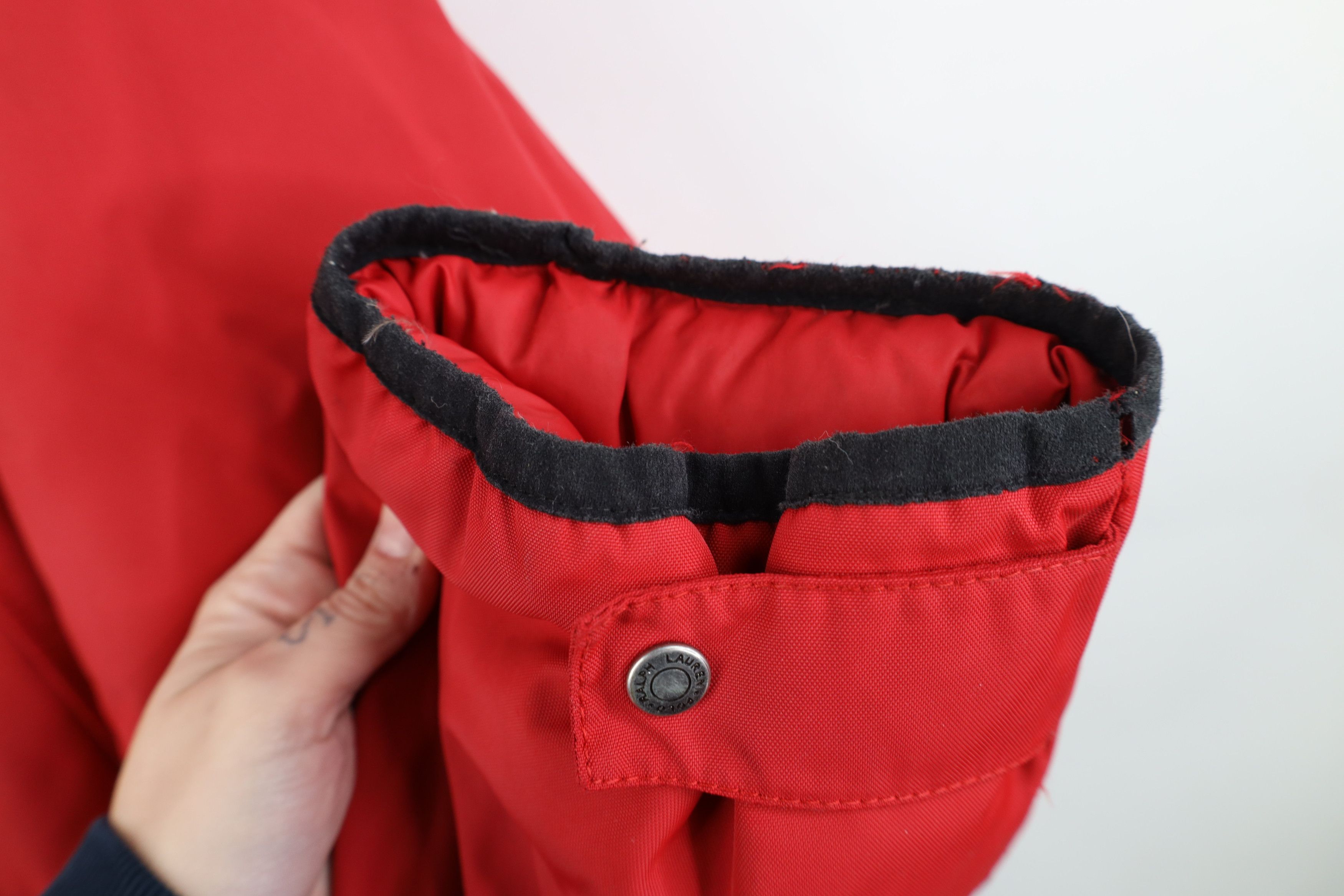 Ralph Lauren Vintage 90s Ralph Lauren Duck Down Puffer Bomber Jacket Red Size US XXL / EU 58 / 5 - 6 Thumbnail