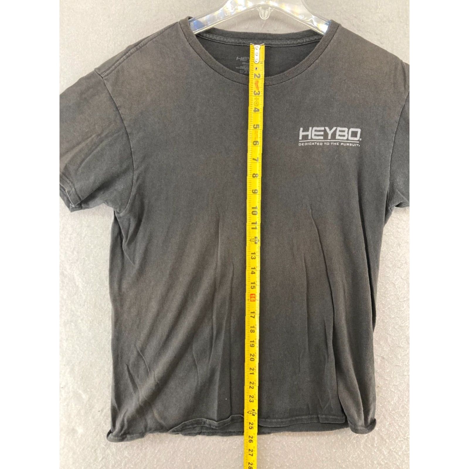 Vintage Heybo Men's Graphic T-Shirt Medium Black Dog Outdoor Crew Neck Short Sleeve Size US M / EU 48-50 / 2 - 4 Thumbnail