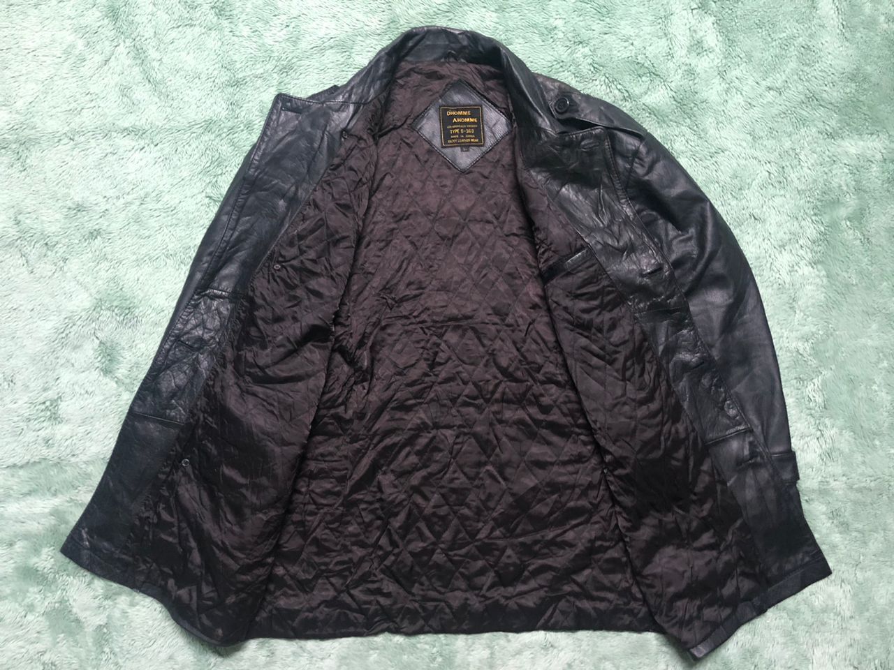 Issey Miyake VTG PARACHUTE CARGO COWHIDE LEATHER JACKET D HOMME AHOMME Size US L / EU 52-54 / 3 - 3 Thumbnail