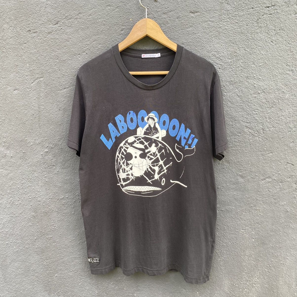 Anime Thrashed Faded Luffy One Piece Anime ERD GRUNGE TEE Size US XL / EU 56 / 4 - 1 Thumbnail