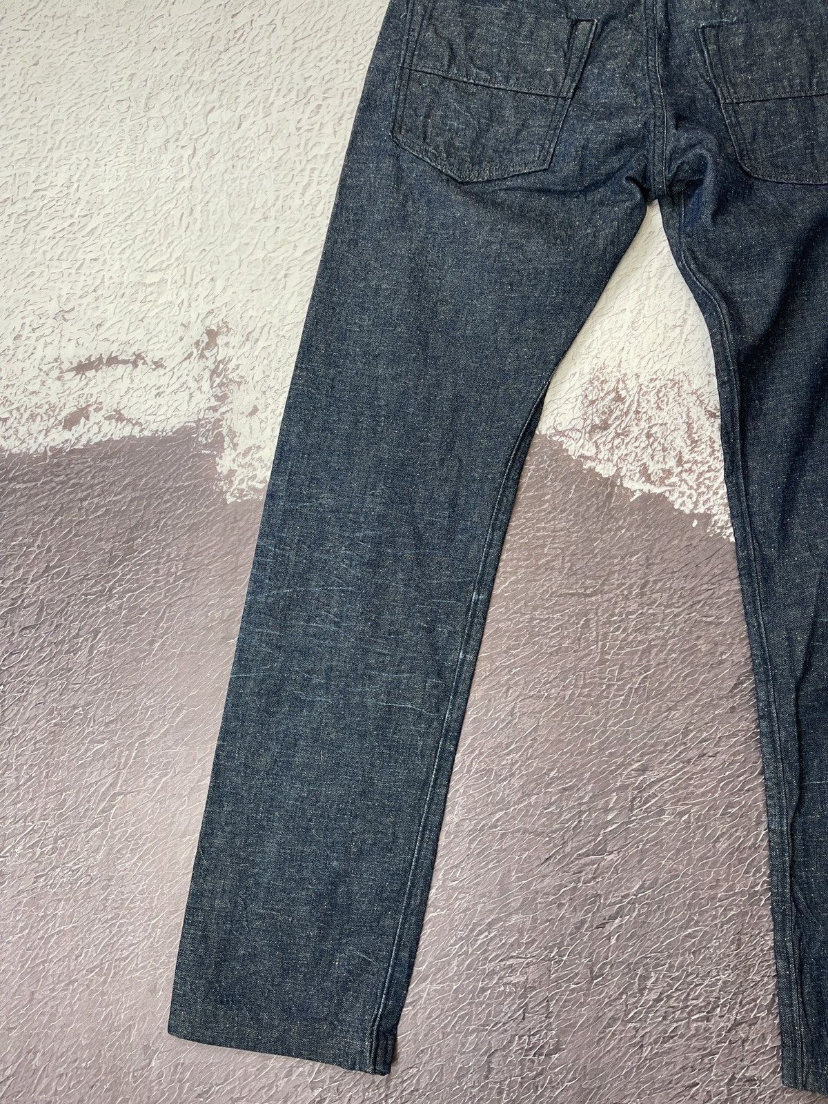 Handmade HTC Hollywood Trading Company cotton hemp selvedge denim Size US 31 - 15 Thumbnail