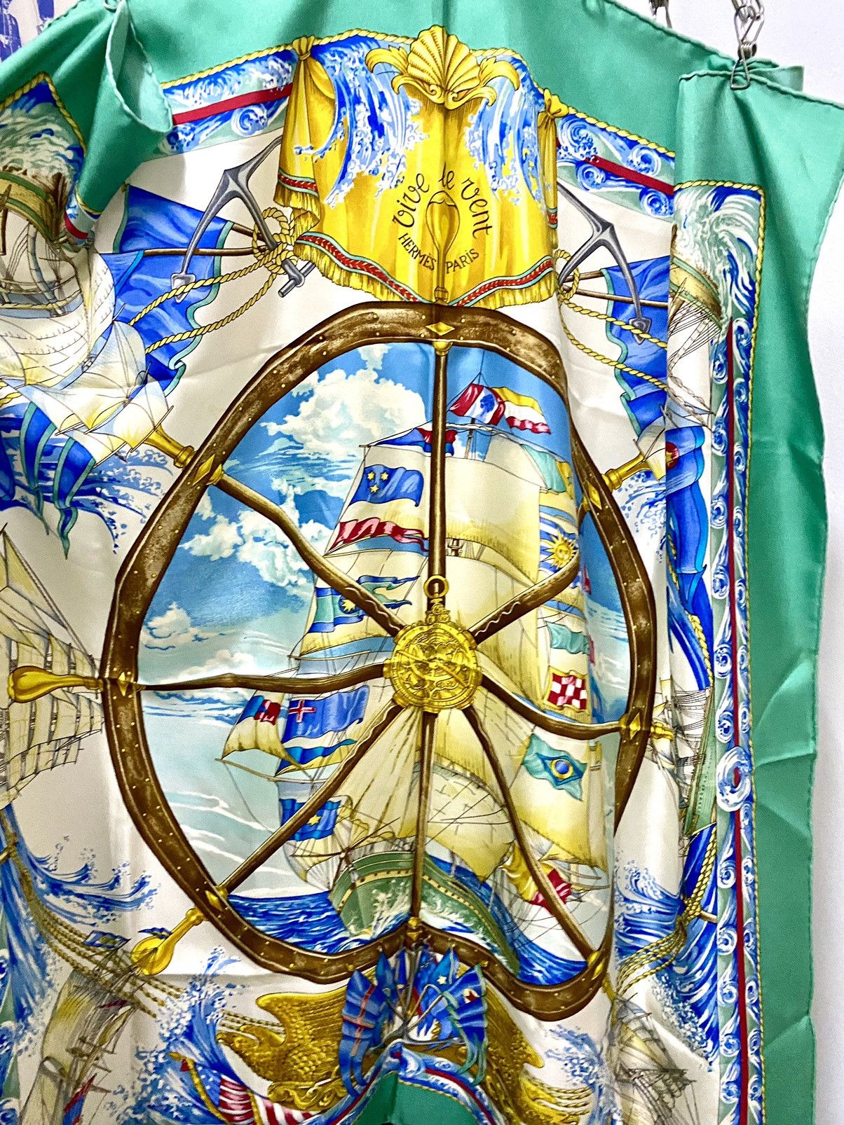 Hermes Hermes vive le vent silk scarf Size ONE SIZE - 3 Thumbnail