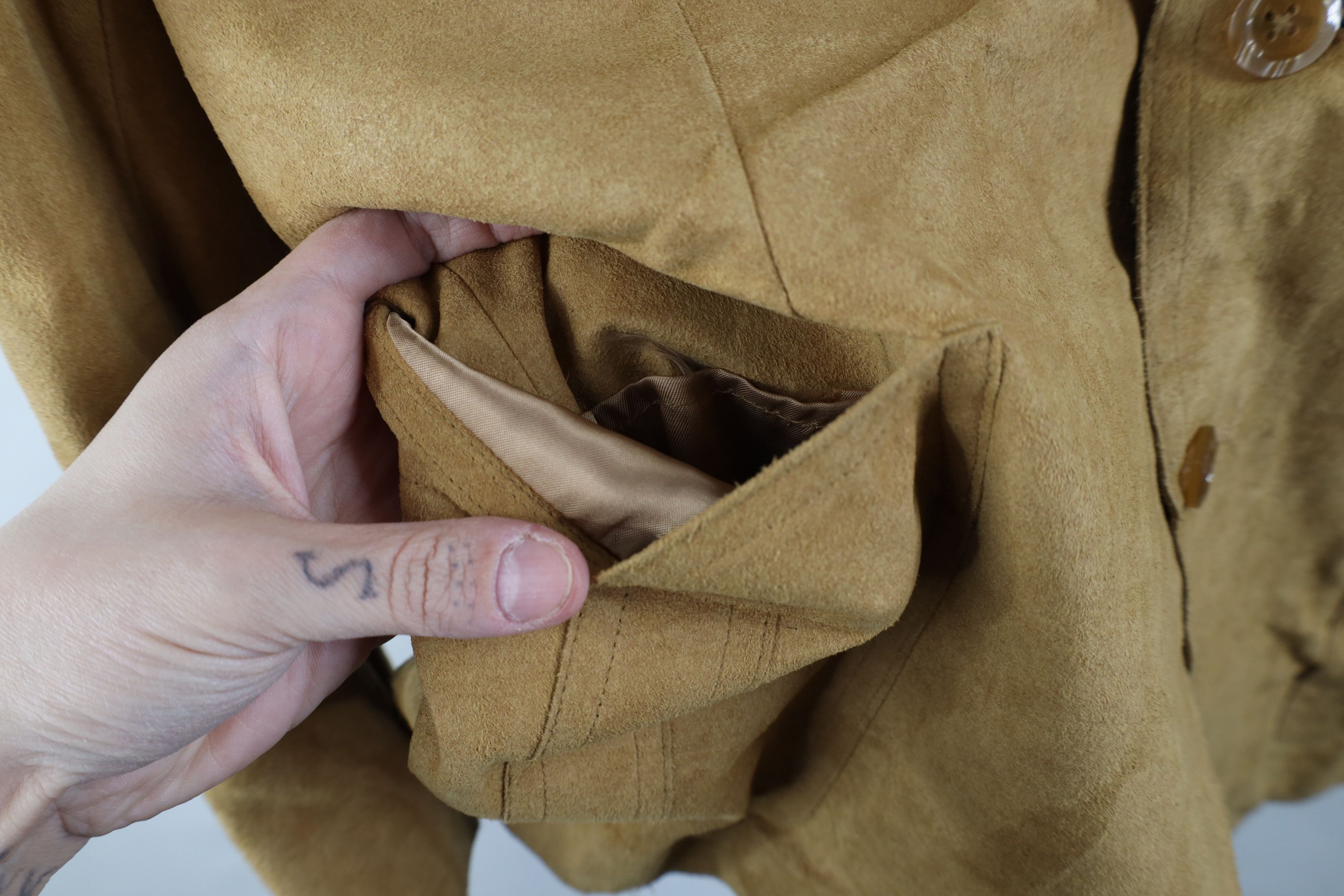 Vintage Vintage 70s 80s Streetwear Leather Blazer Suit Coat Jacket Size US L / EU 52-54 / 3 - 6 Thumbnail