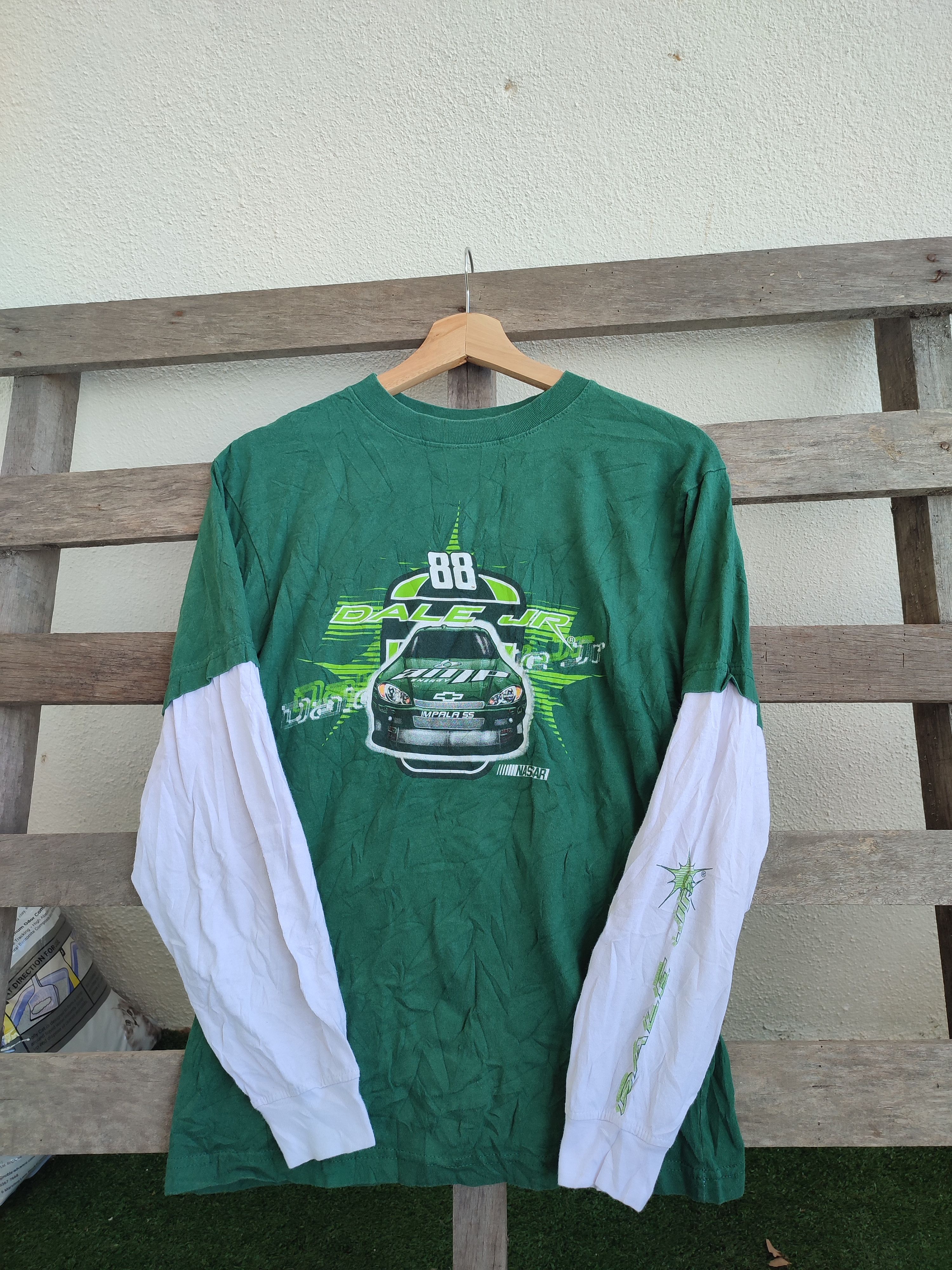 NASCAR Y2K Nascar Dale Jr Long Sleeve Size US S / EU 44-46 / 1 - 3 Thumbnail
