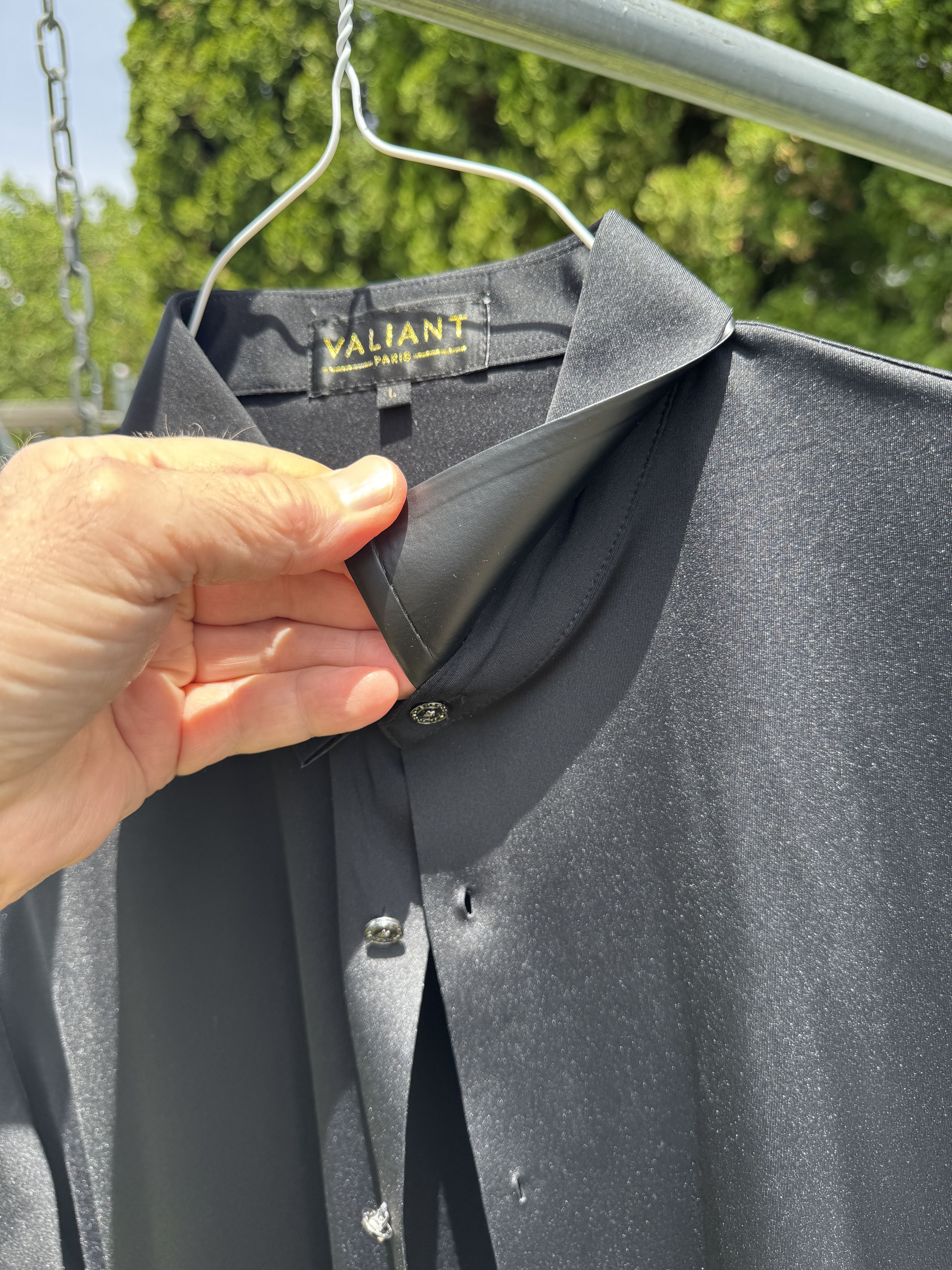 Other Valiant Men's Black Formal Shirt, L Size US L / EU 52-54 / 3 - 5 Thumbnail