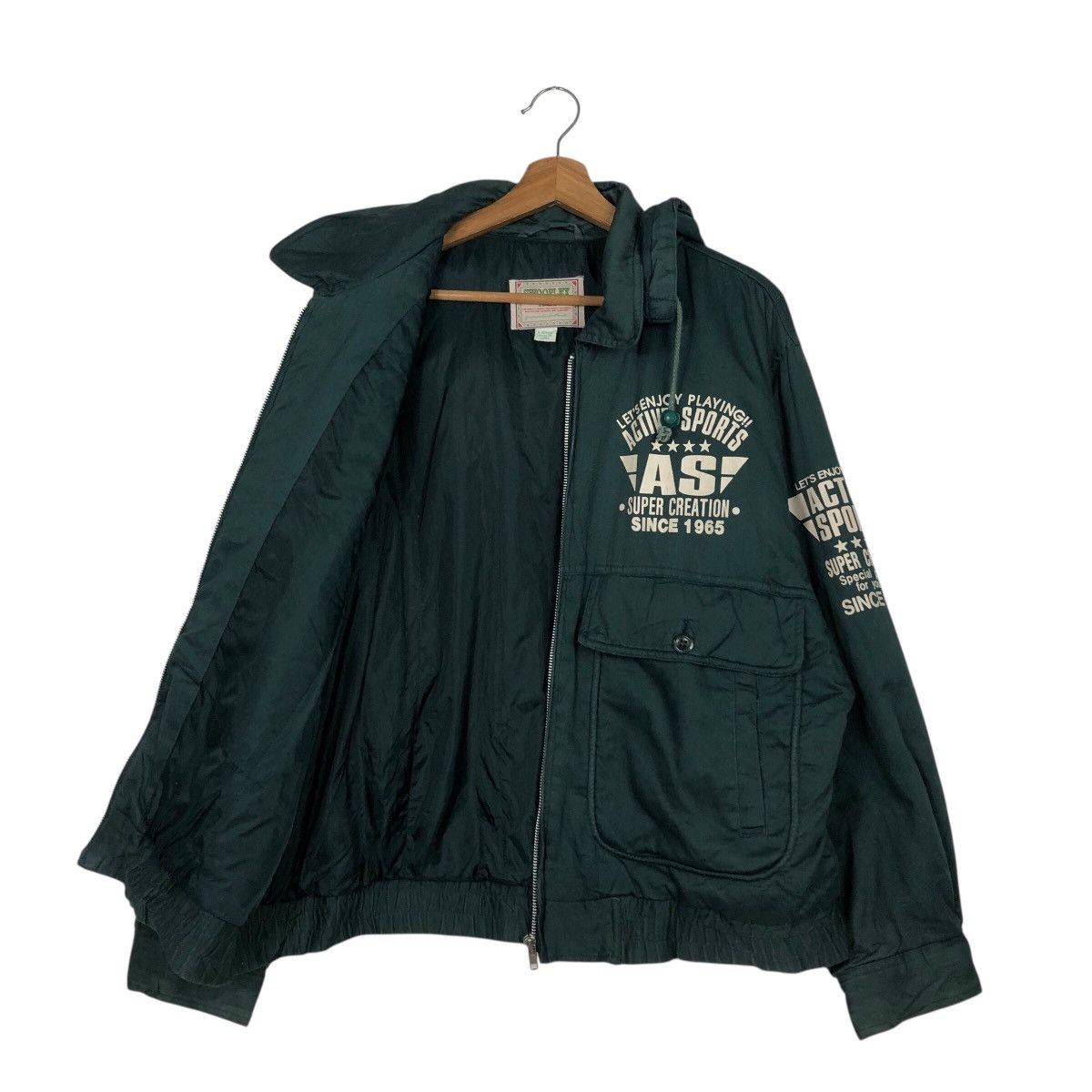 Hysteric Glamour 📌Vintage Biker Bomber Jacket Swooplex Big Logo Embroidery Size US L / EU 52-54 / 3 - 13 Thumbnail