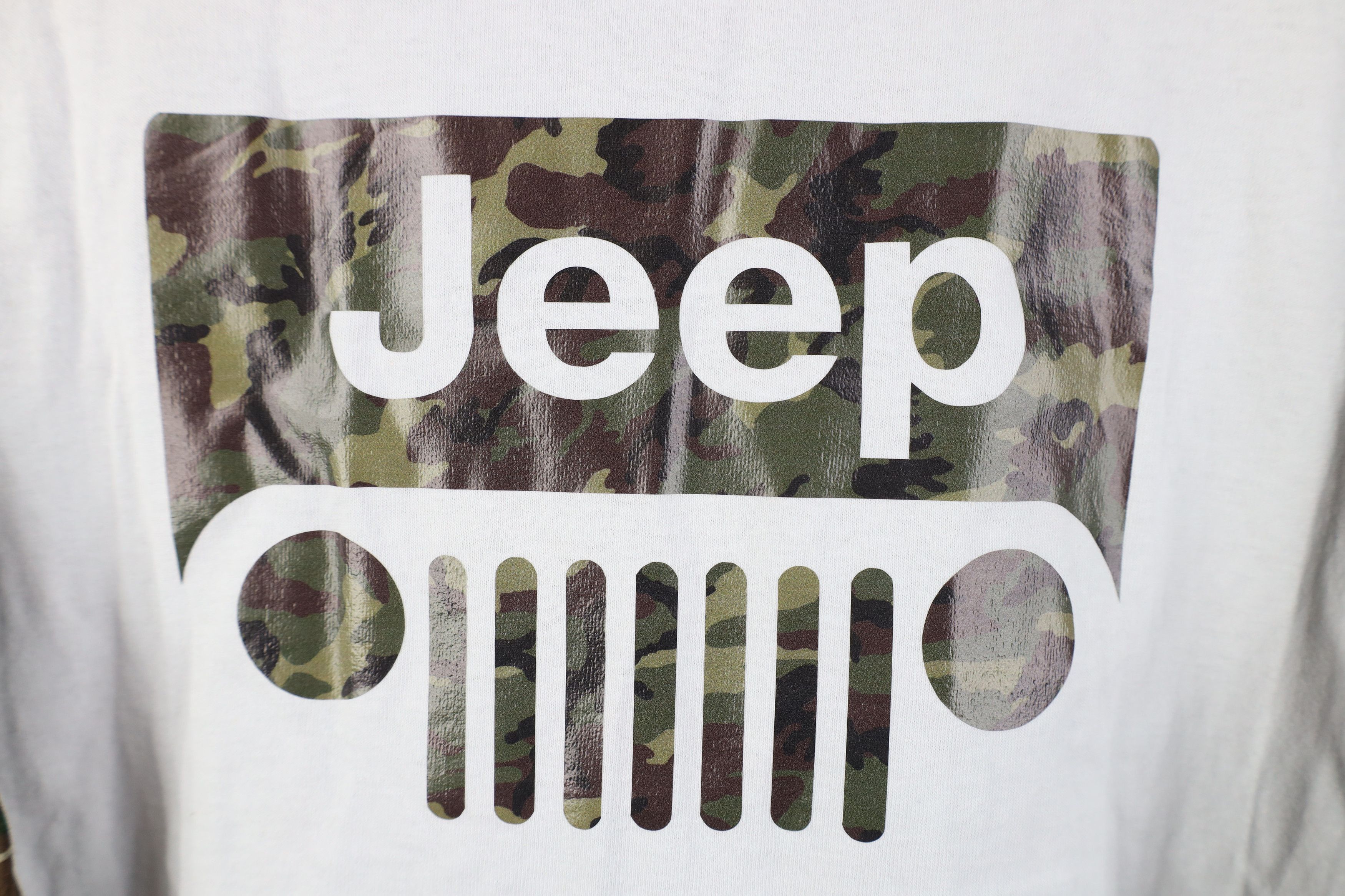 Vintage Vintage Jeep Motor Co Camouflage Baseball Raglan T-Shirt Size US M / EU 48-50 / 2 - 4 Thumbnail