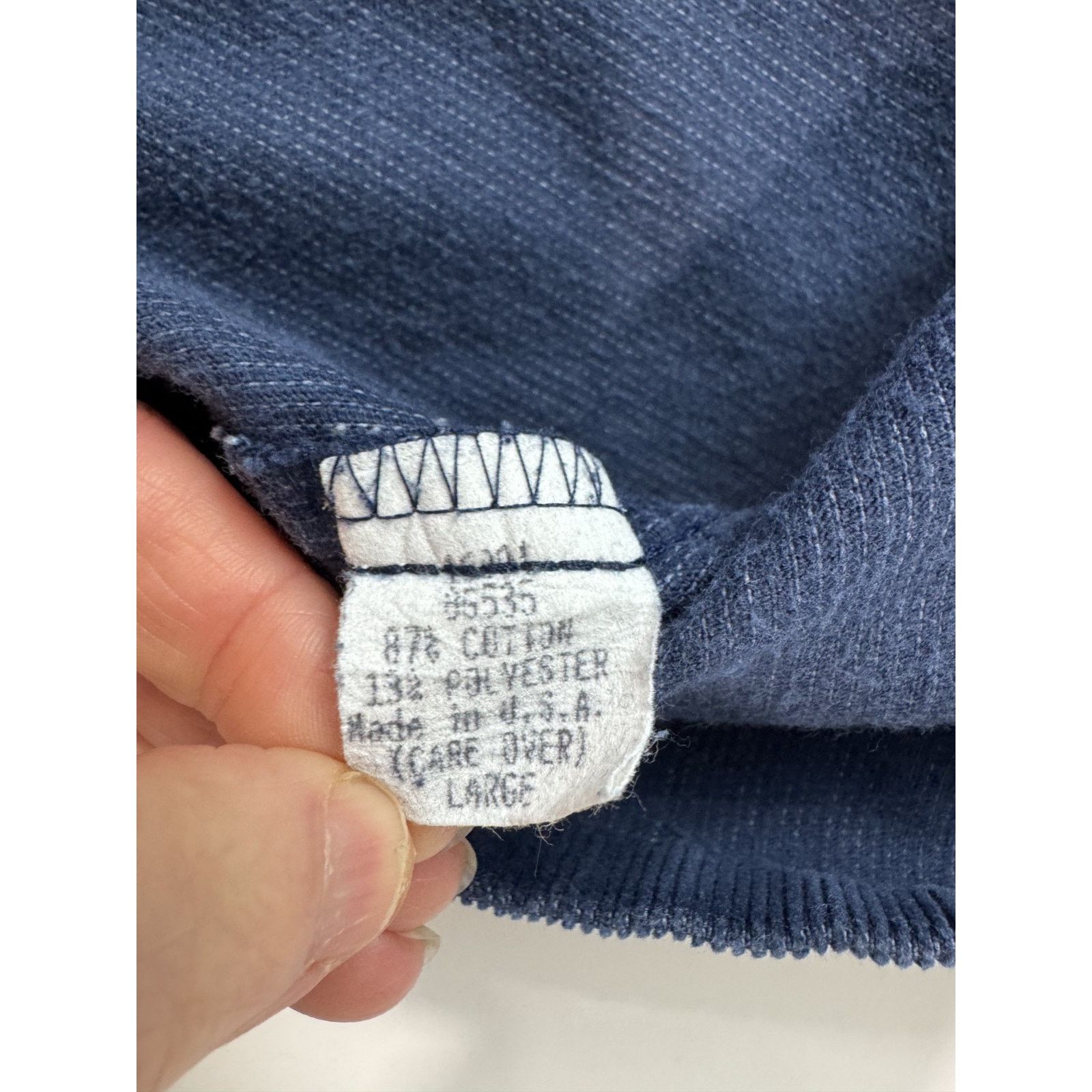 Hang Ten Vintage Hang Ten Blue Corduroy Cargo Midi Skirt Skirt Small Size 24" / US 00 / IT 34 - 8 Thumbnail