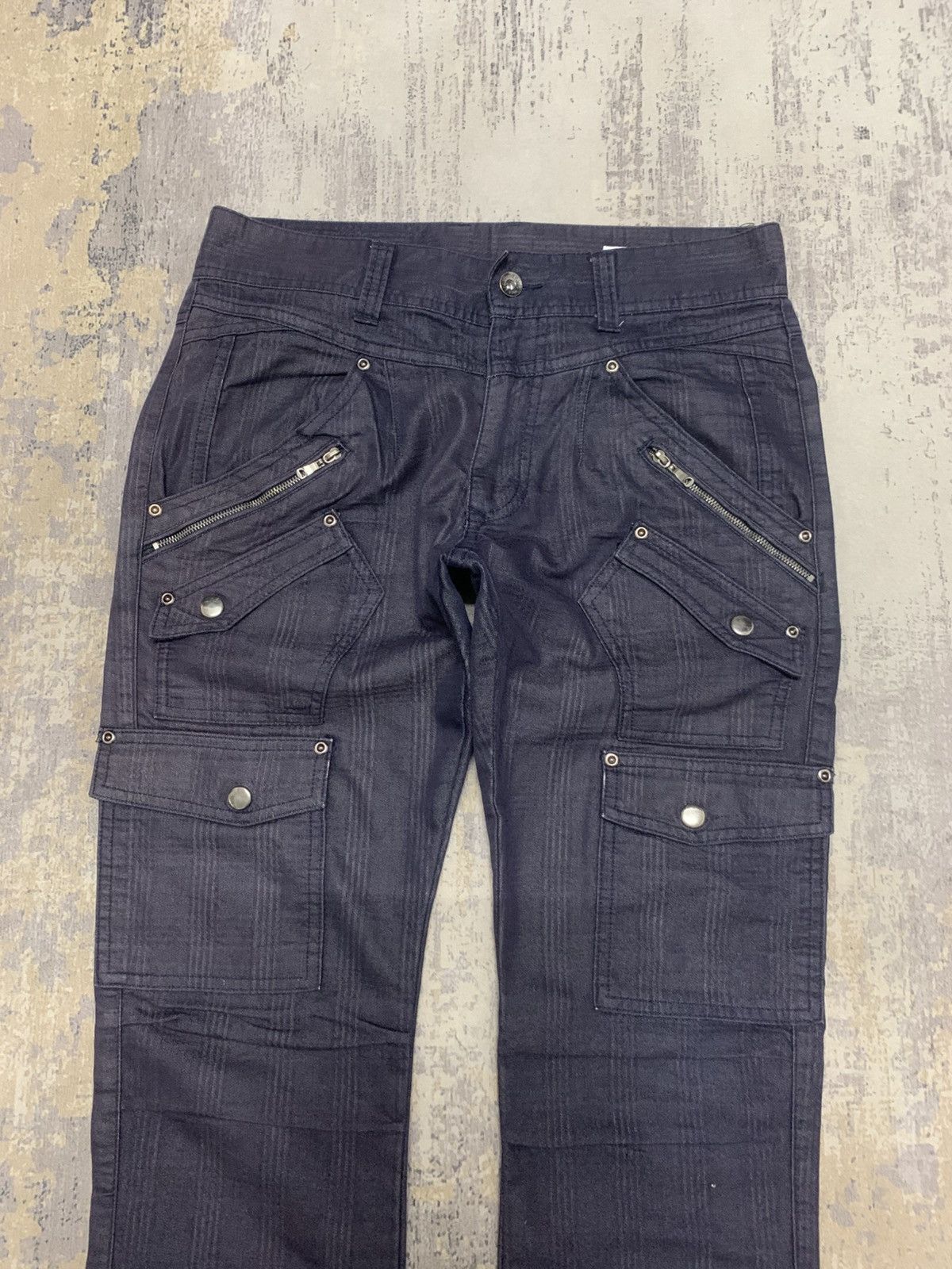 Japanese Brand Semantic Design Cargo Crazy Zipper Utility Pant Size US 30 / EU 46 - 2 Thumbnail