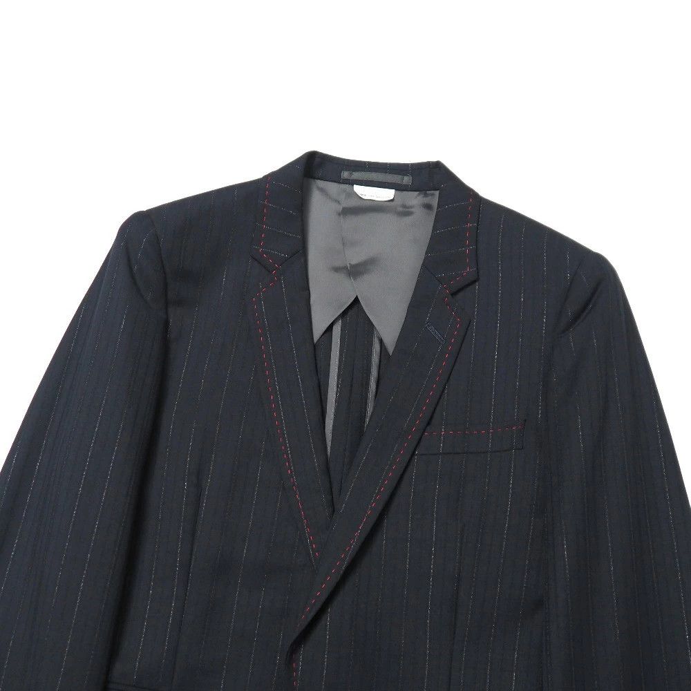 Comme des Garcons Homme Plus Jacket Stripe Stitch Trim Blazer Size US XS / EU 42 / 0 - 3 Thumbnail