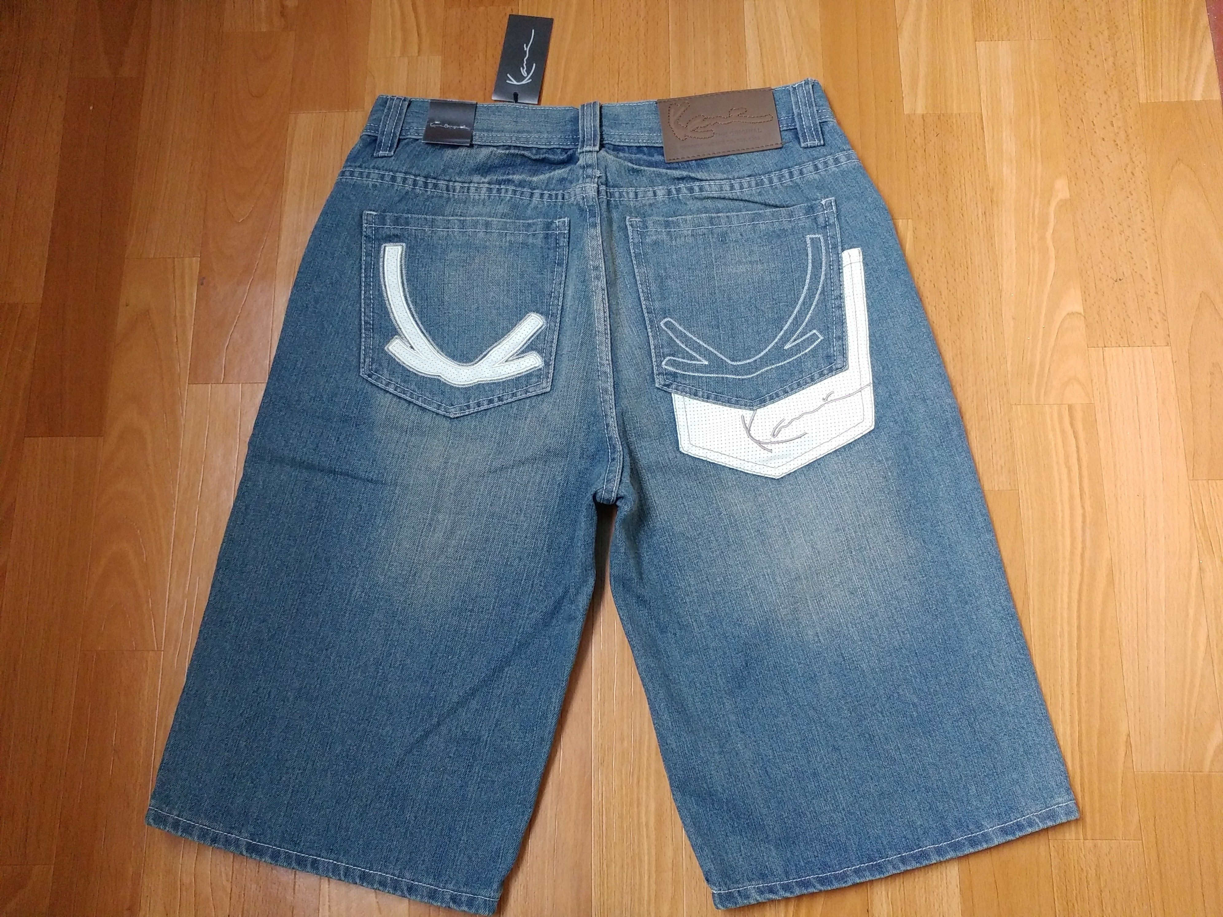 Karl Kani KARL KANI shorts, vintage hip hop baggy jeans, 90s size W 30 Size US 30 / EU 46 - 13 Thumbnail