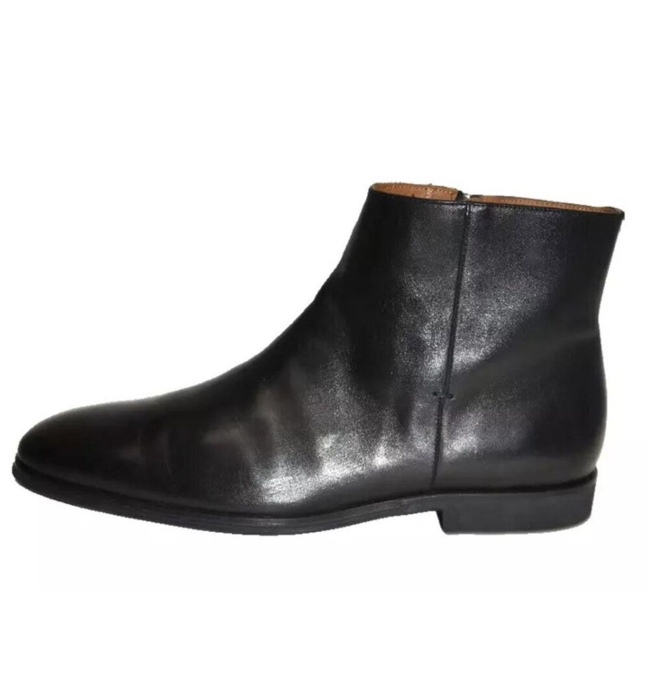 Bruno Magli Bruno Magli Men's Raging Leather Zip Ankle Boot Size US 14 / EU 47 - 3 Thumbnail