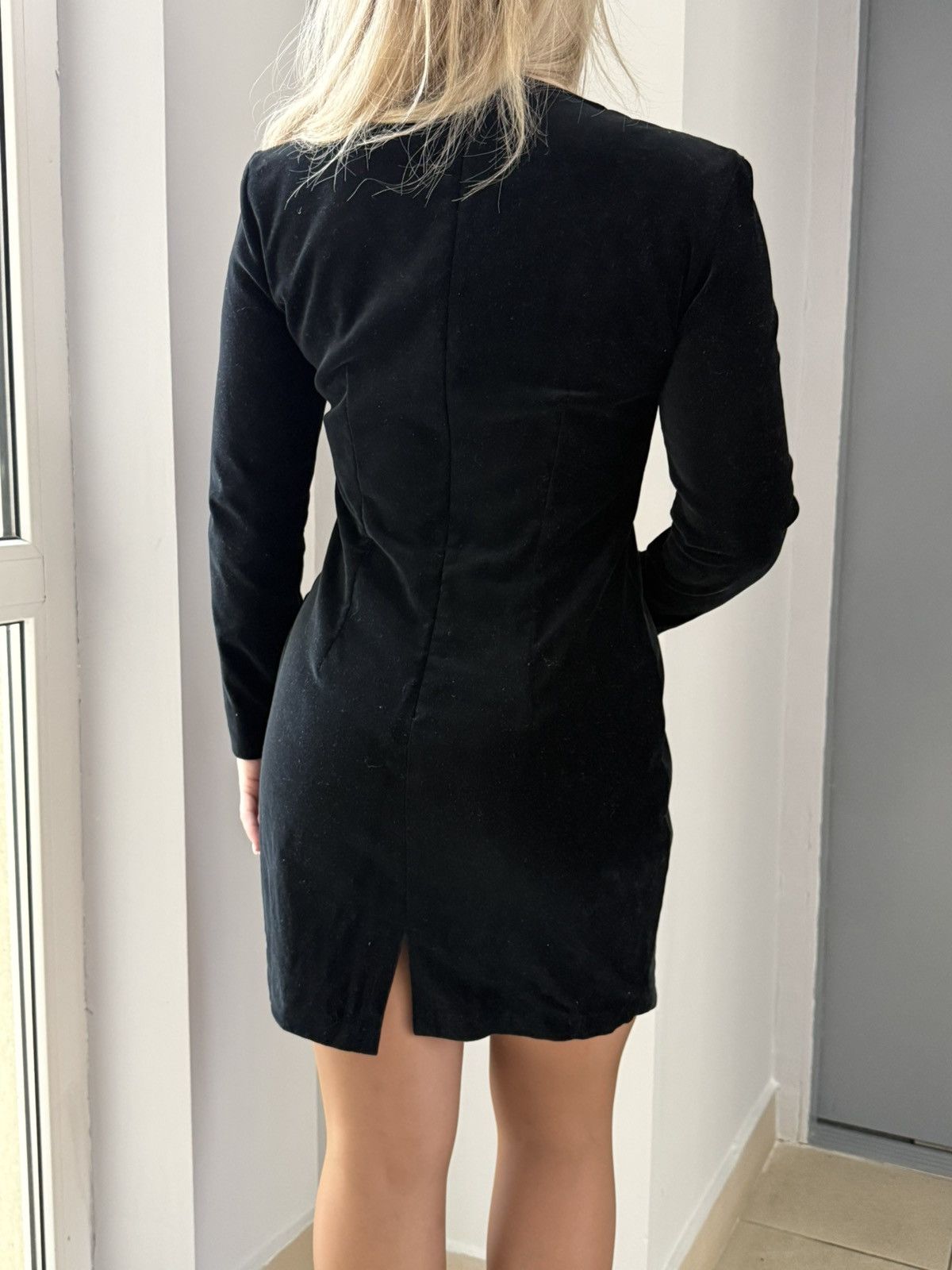 Versus Versace 90s Versus Gianni Versace Velvet Dress size 28/42 Size M / US 6-8 / IT 42-44 - 6 Thumbnail